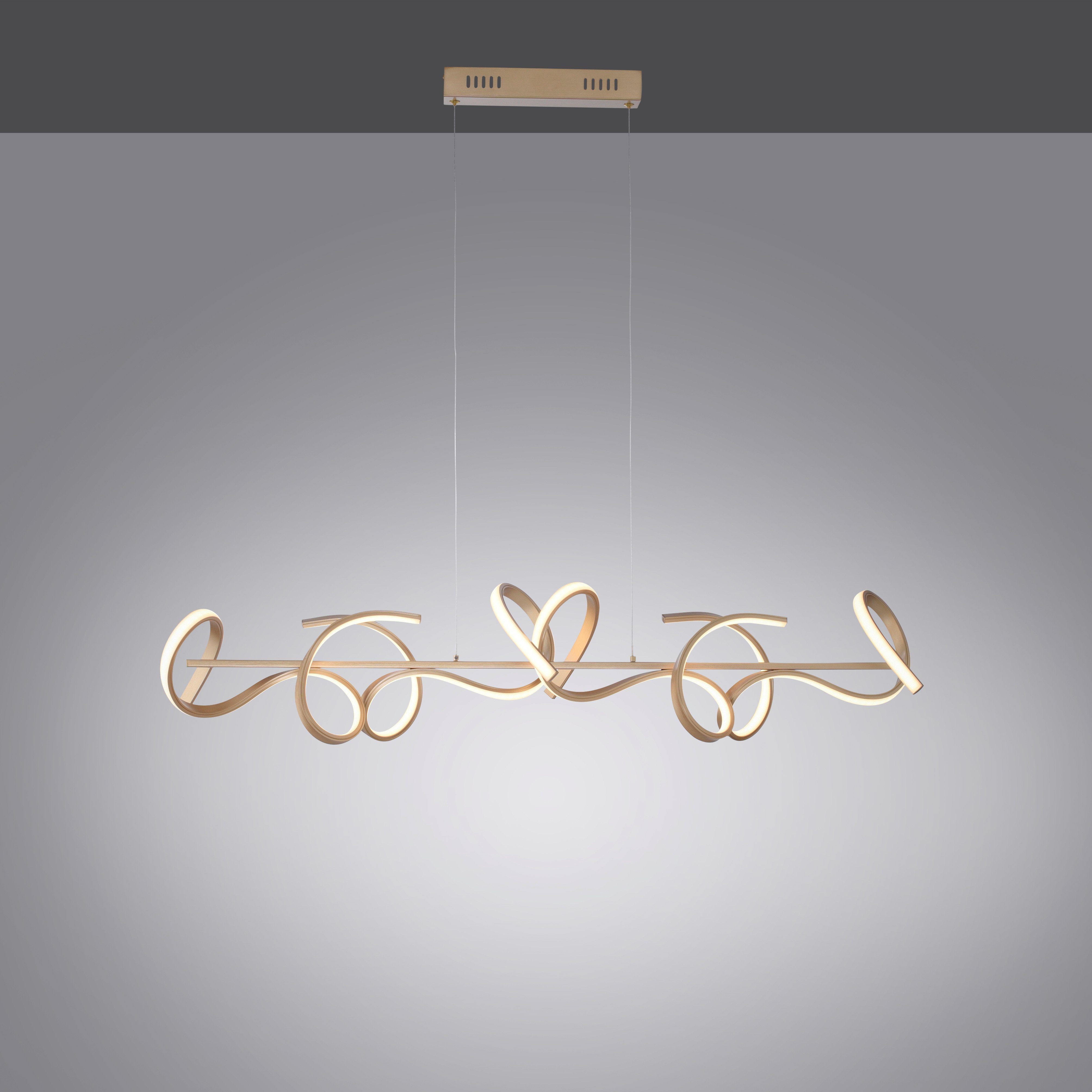 JUST LIGHT Pendelleuchte CURLS, LED fest günstig online kaufen