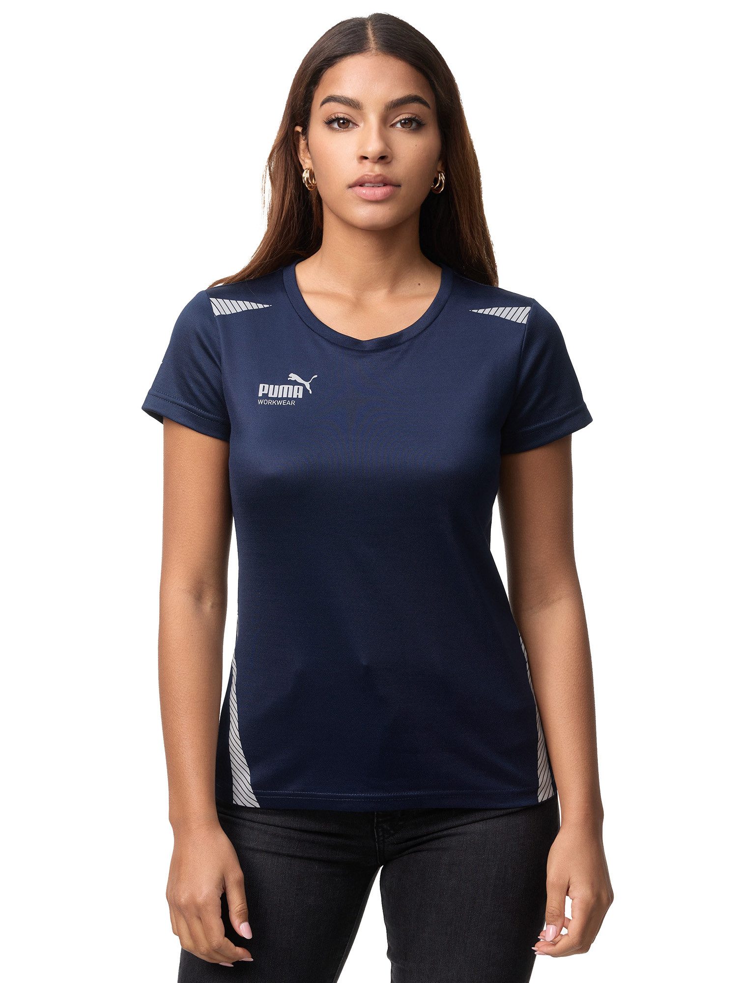 PUMA Workwear T-Shirt ESSENTIALS Bequemes Stretch Kurzarm Arbeitsshirt