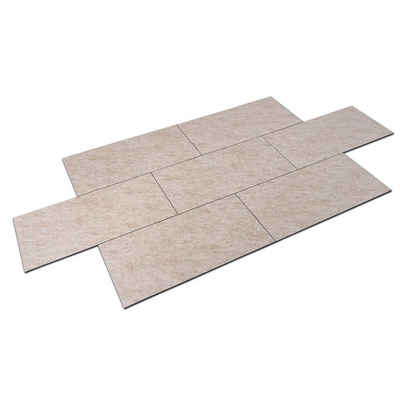 HOME DELUXE Vinylboden Vinylboden SABINE - Traventin, Laminat Bodenbelag Selbstklebend, Fußbodenheizung geeignet, PVC Boden