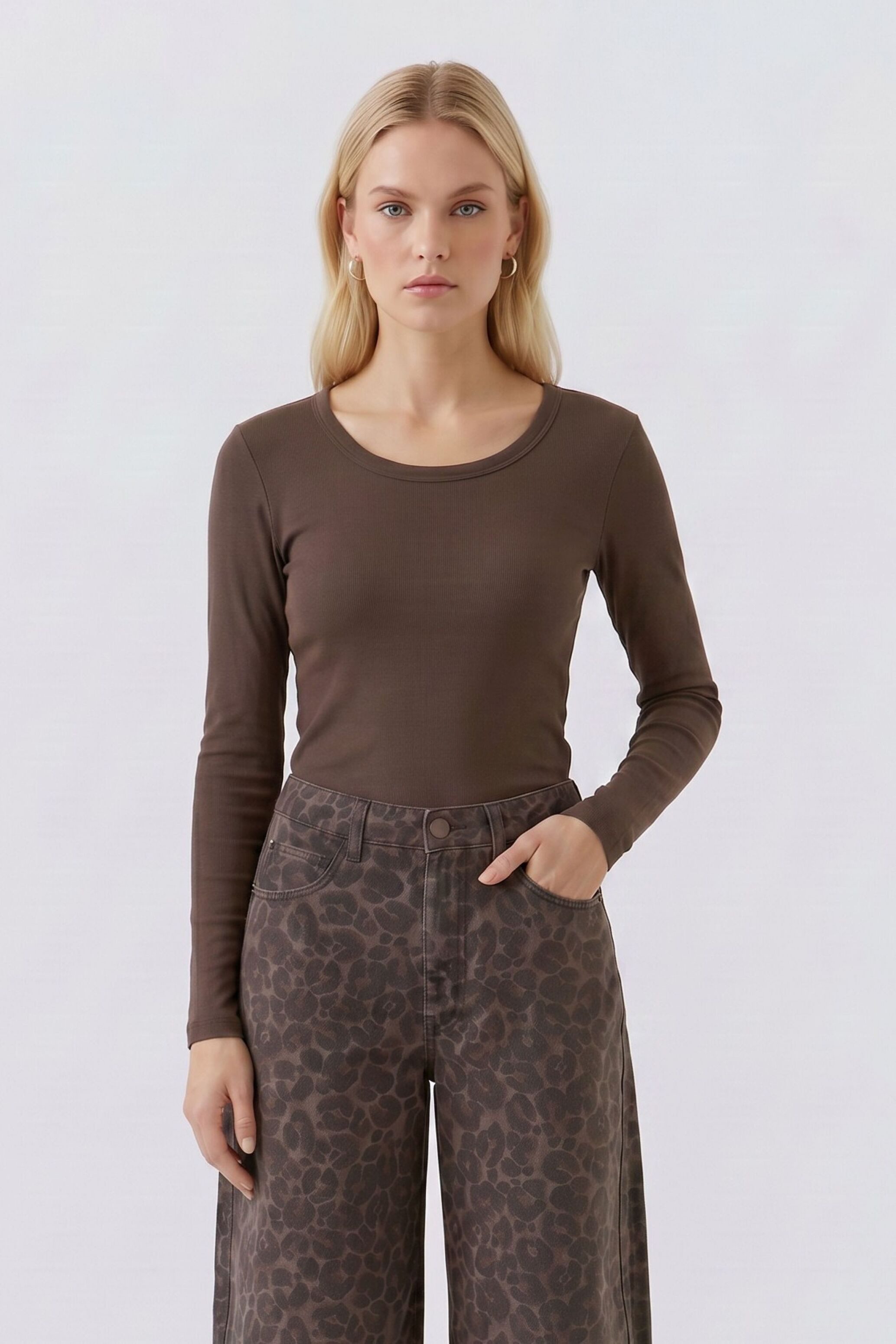 Oui Langarmshirt
