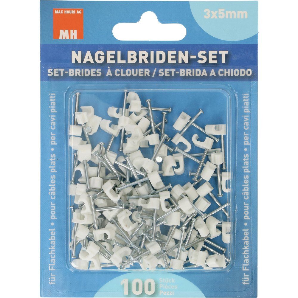 Max Hauri Hauri 139707 AG 139707 Set, 139707 Max AG Nagelschellen-Sortiment 1 Kabelverbinder-Sortiment