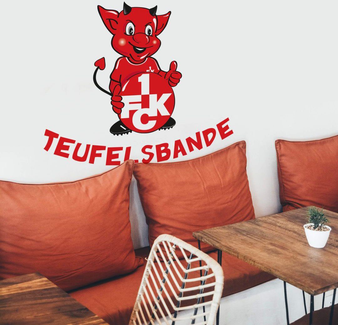 Kaiserslautern Wall-Art Wandtattoo St) Teufelsbande 1.FC (1