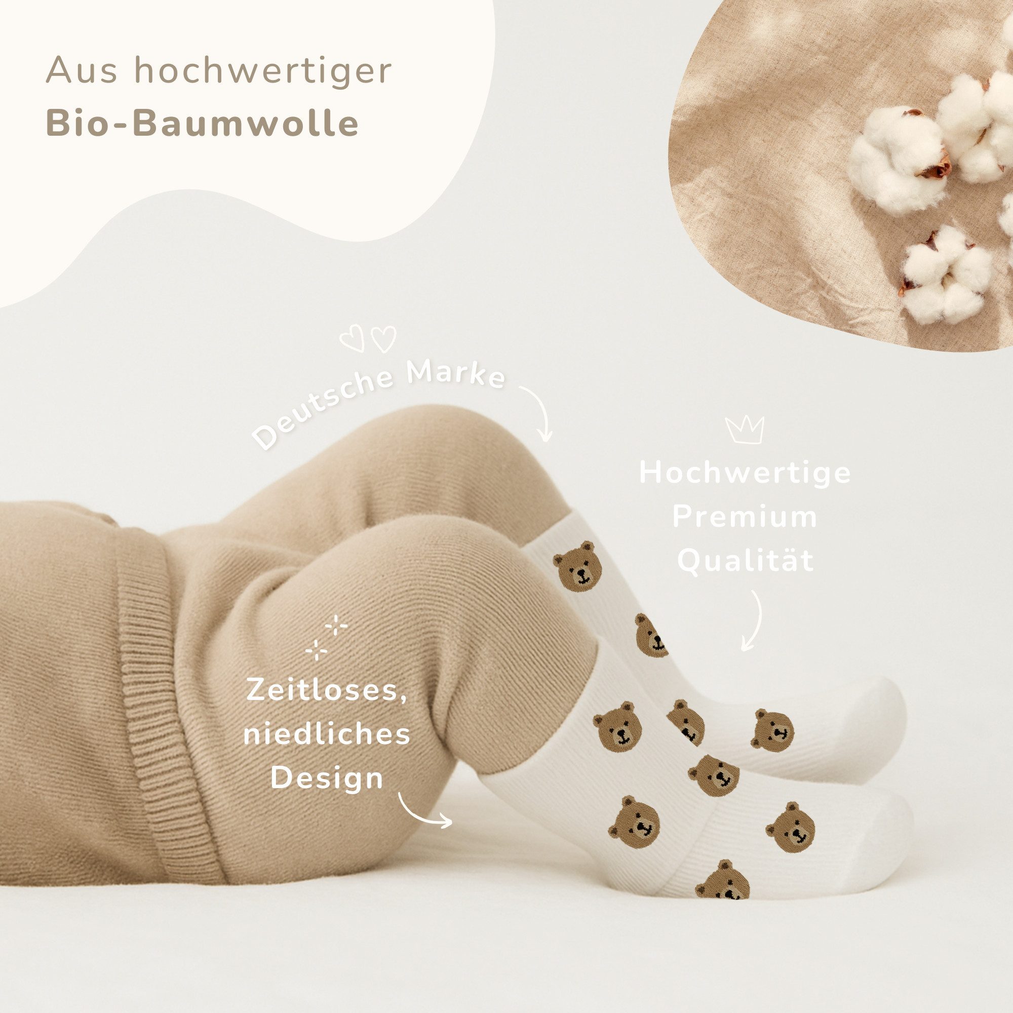 MeinBaby123® Freizeitsocken Geschenkset zur Geburt, Baby, Babyparty, i love mom, dad Geschenk für Mama und Papa