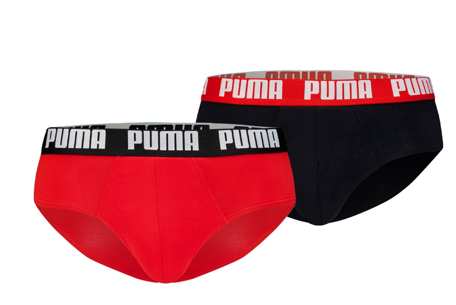 PUMA BODYWEAR Slip Logo Webbund (2-St) günstig online kaufen