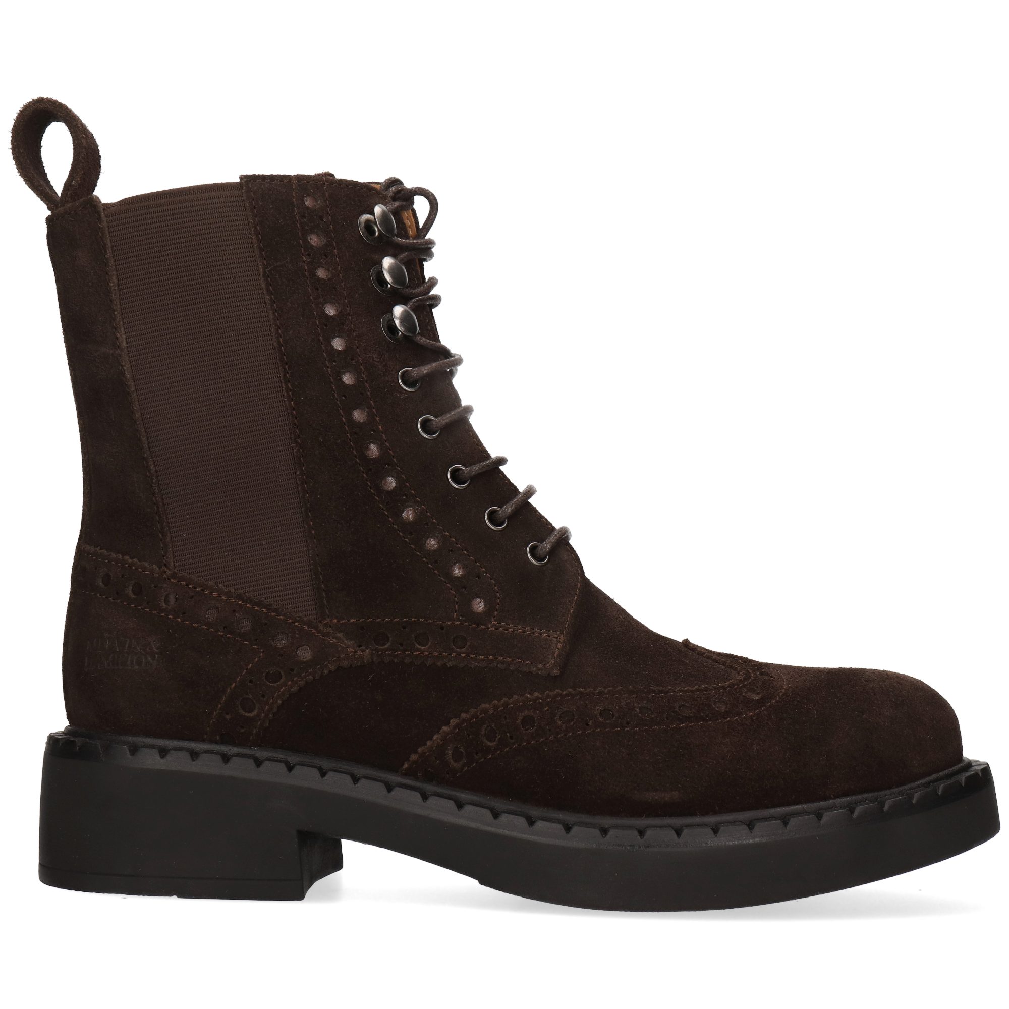 Melvin & Hamilton Pia 4 Leder-Schnürstiefeletten für Damen Stiefelette Flache Absätze, Echtes Leder