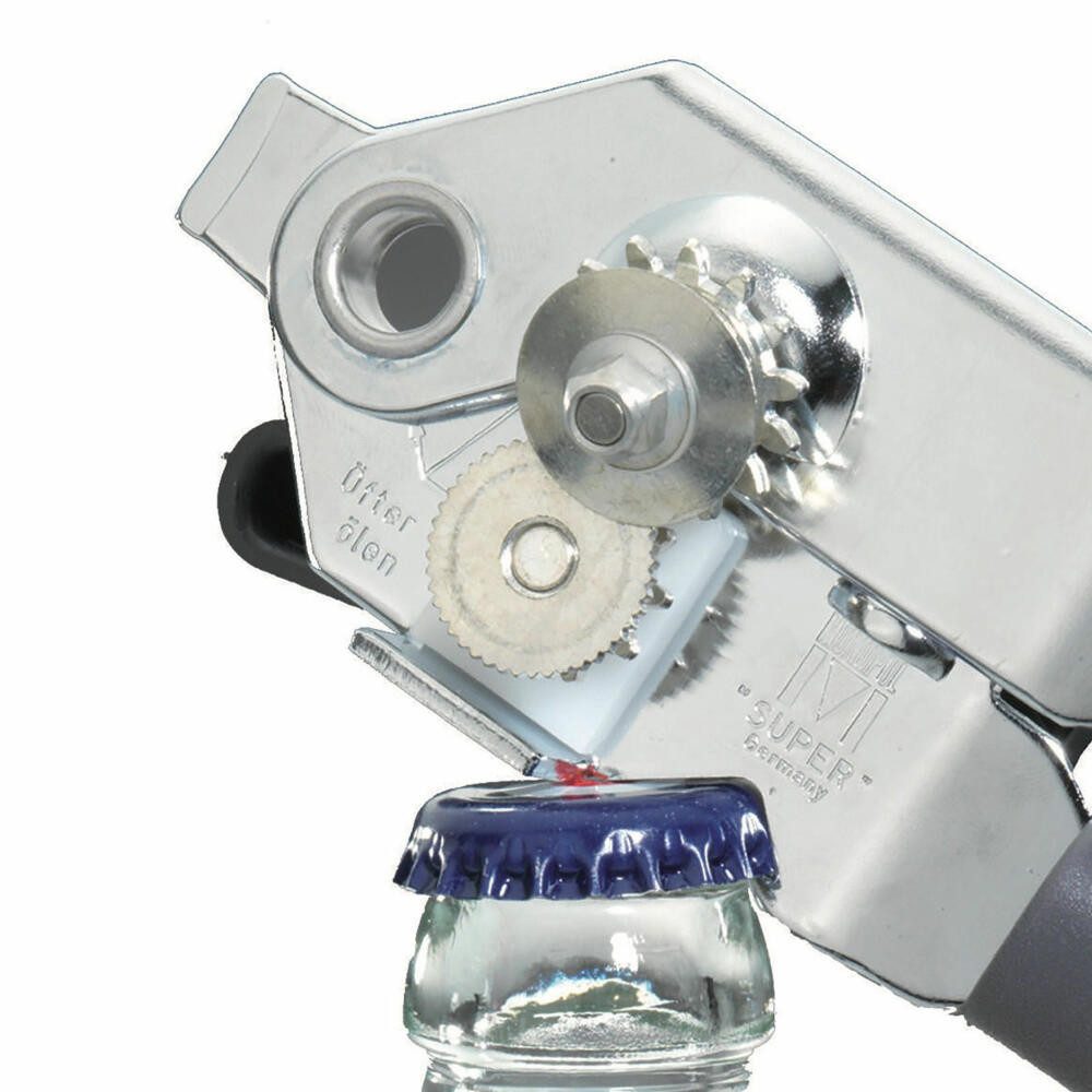 WESTMARK Dosenöffner mit Kapsel- und Deckelheber, Zangendosenöffner, Gallant Super, Made in Germany, platzsparend, BPA-frei