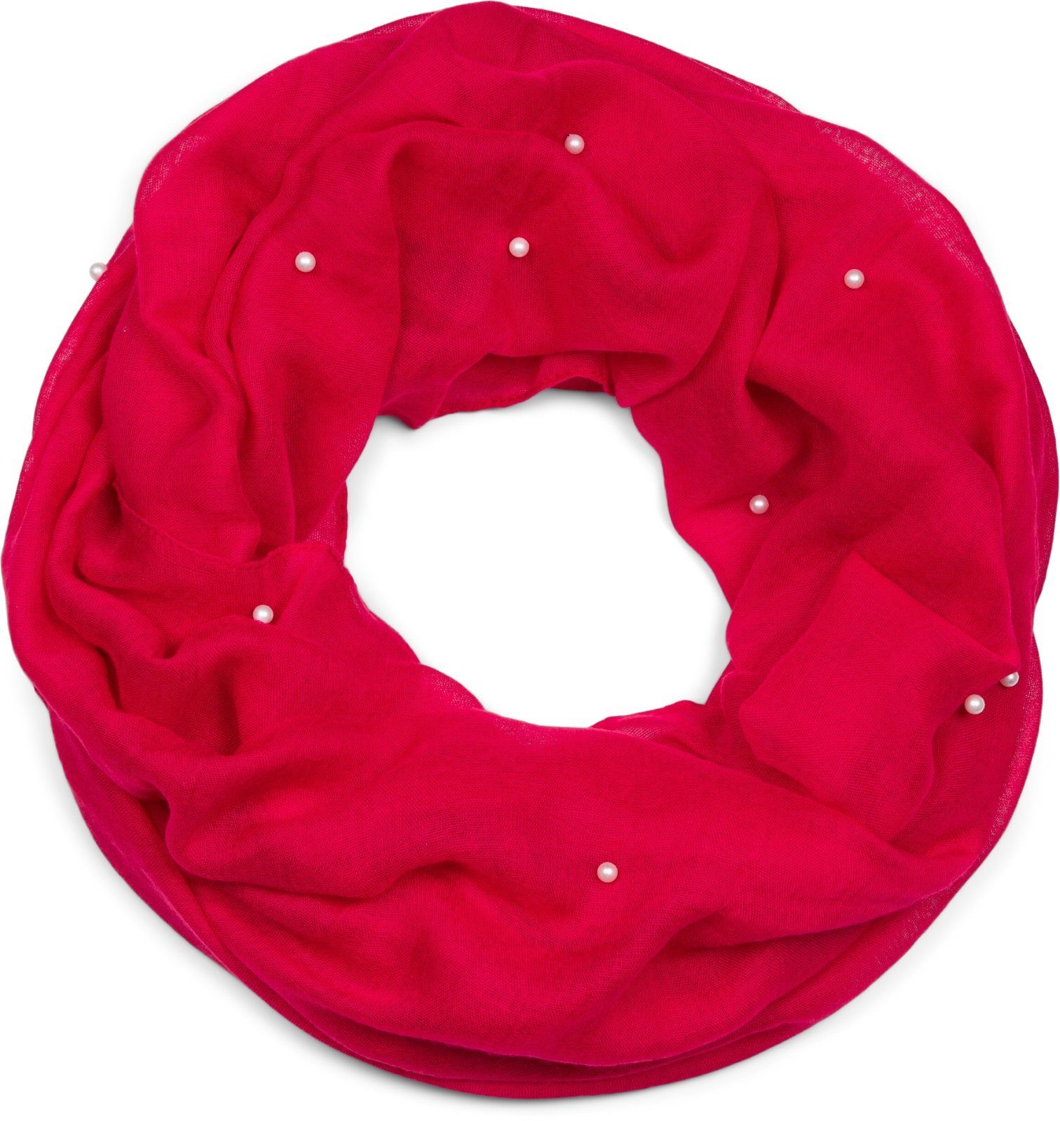 Loop Loop Schal mit Perlen Applikation