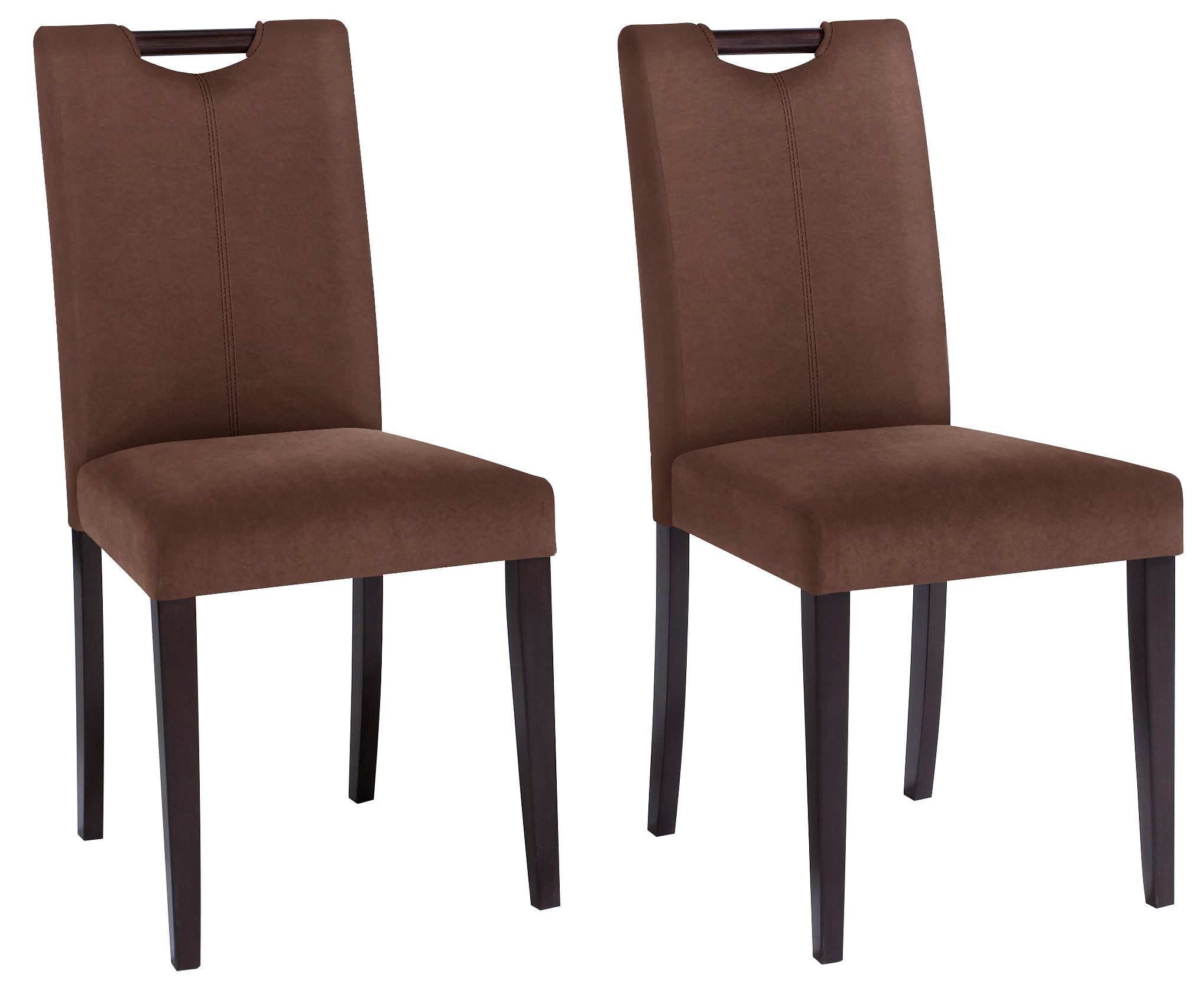 Home affaire Stuhl »Stuhlparade« (Set, 2 Stück), in zwei unterschiedlichen  Bezugsqualitäten, in verschiedenen Farbvarianten, Sitzhöhe 46 cm online  kaufen | OTTO