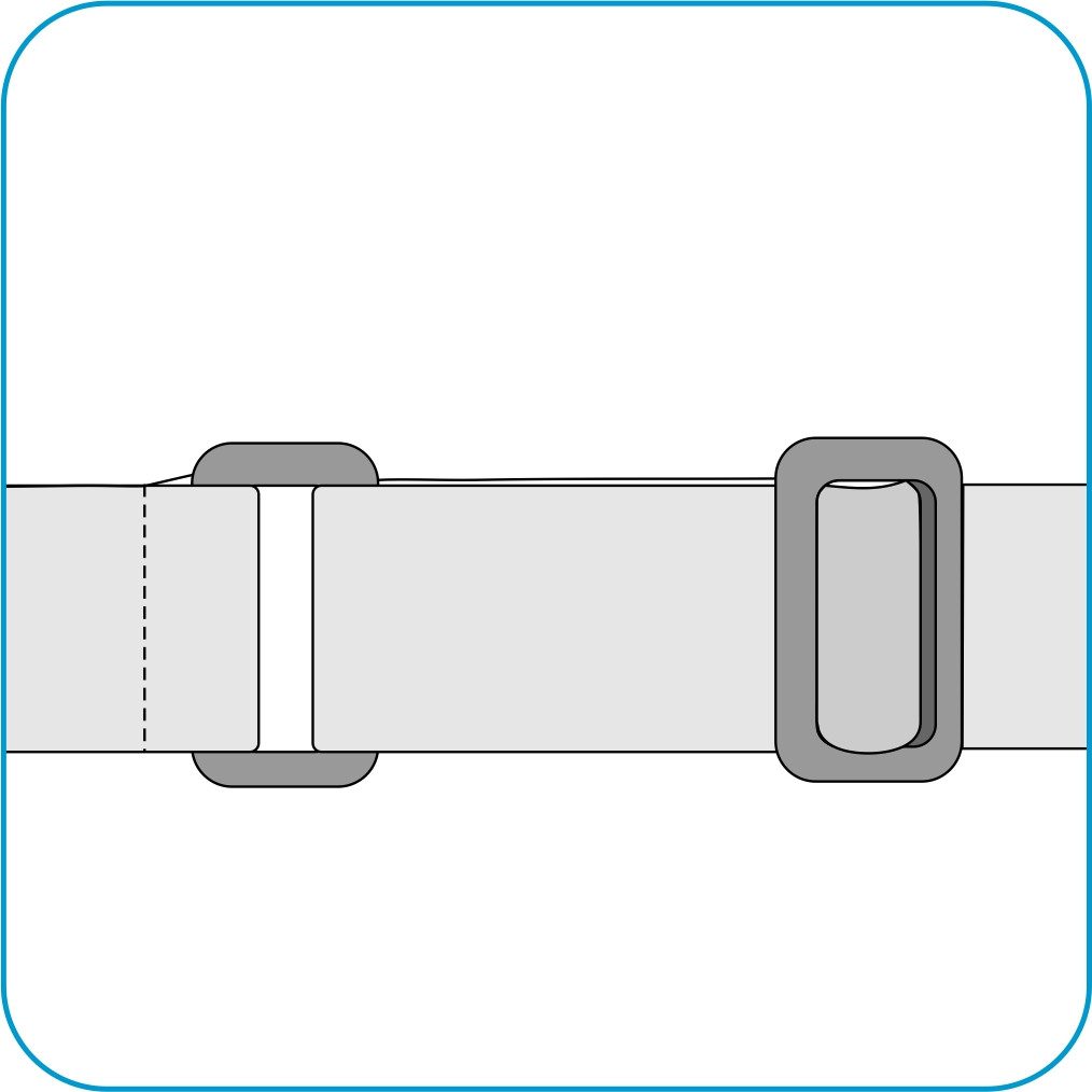 KETTtex Sesselauflage Niederlehner Alicante 0709 grau-weiß gestreift 100x50x7 cm KETTtex