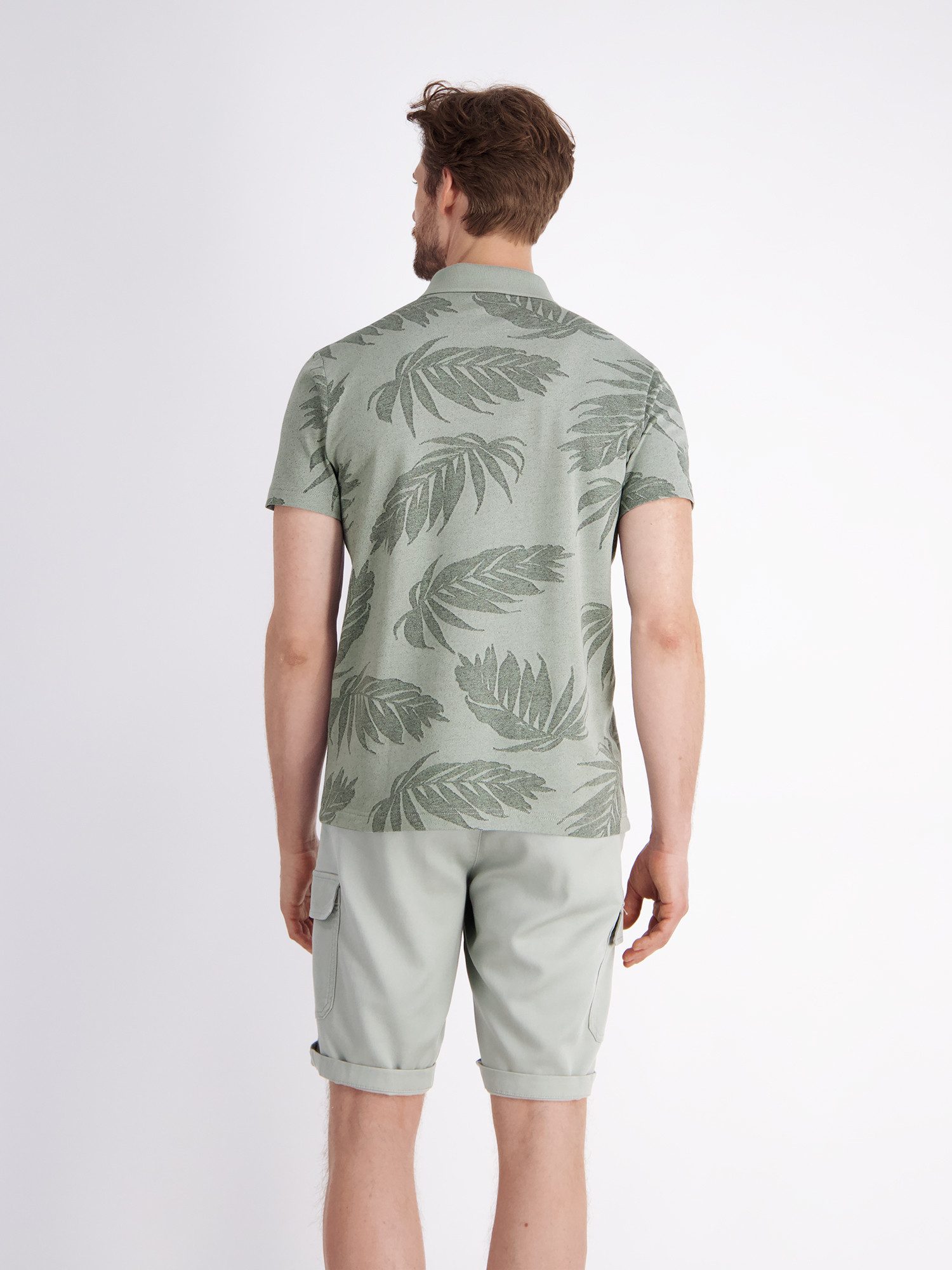 LERROS Poloshirt Jacquard Poloshirt für Herren günstig online kaufen