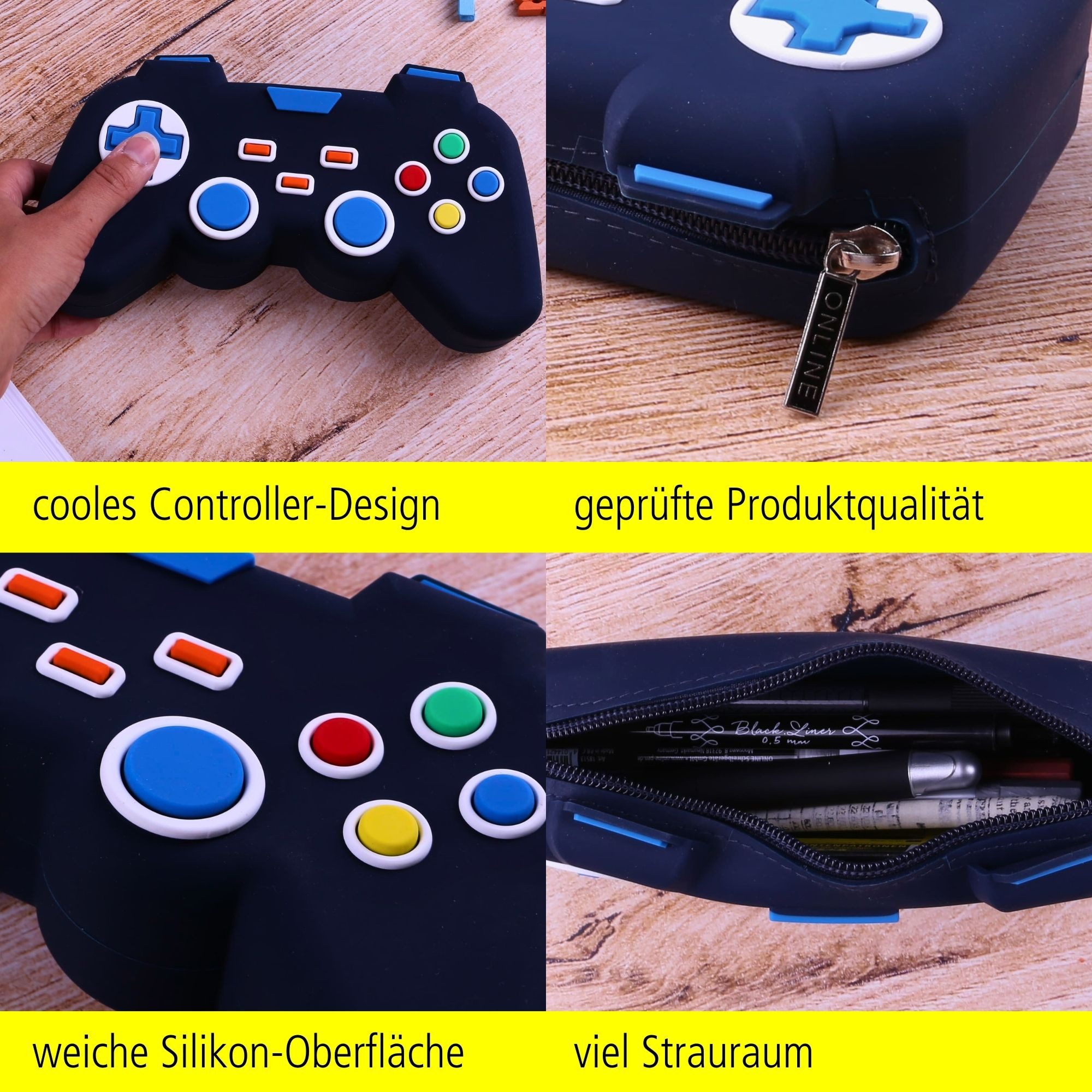 Online Pen Federmäppchen Schlamperbox Gaming, (Controller-Design günstig online kaufen