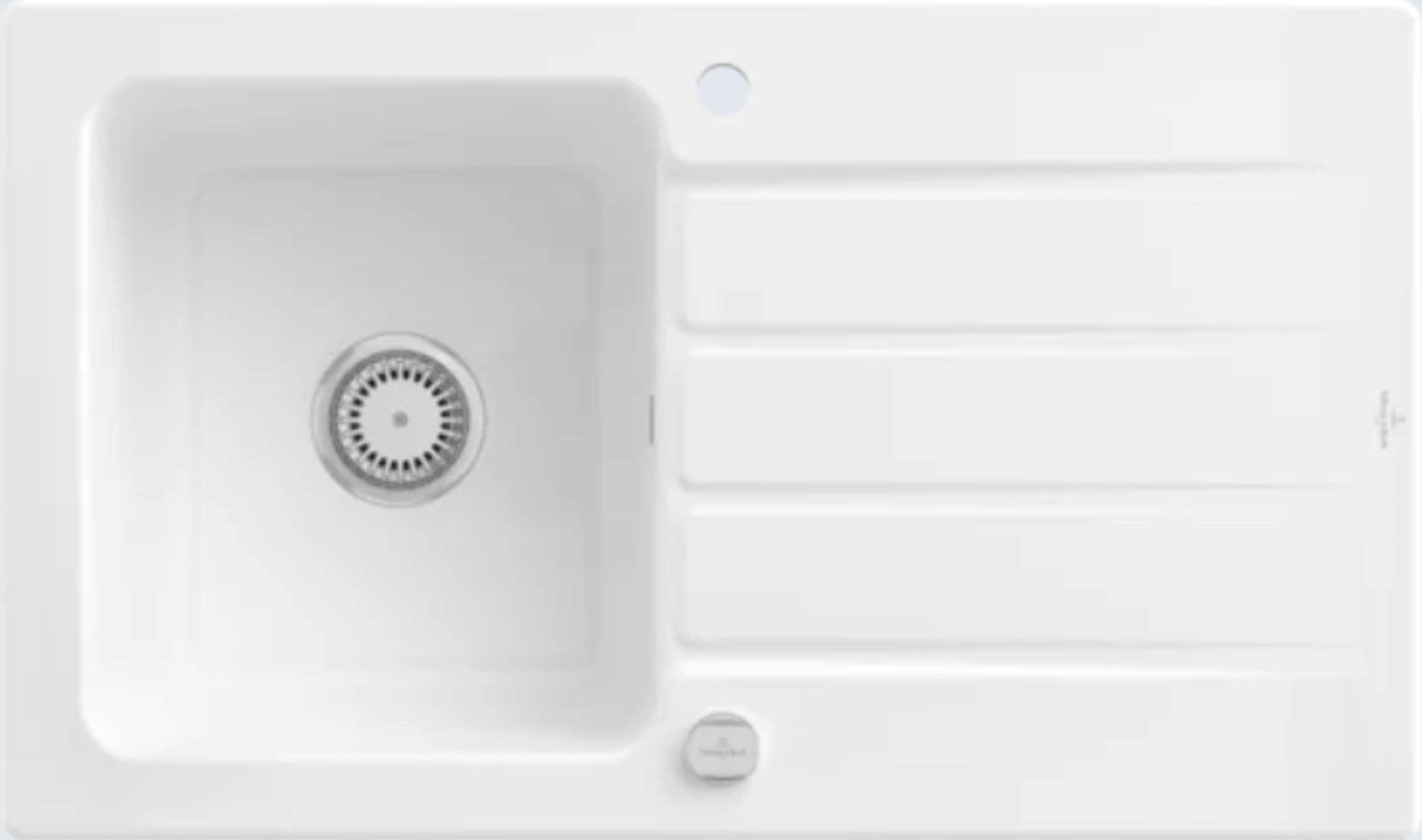 Villeroy & Boch Küchenspüle 3350 02 R1, Rechteckig, 86/22 cm, Architectura 50, Weiß