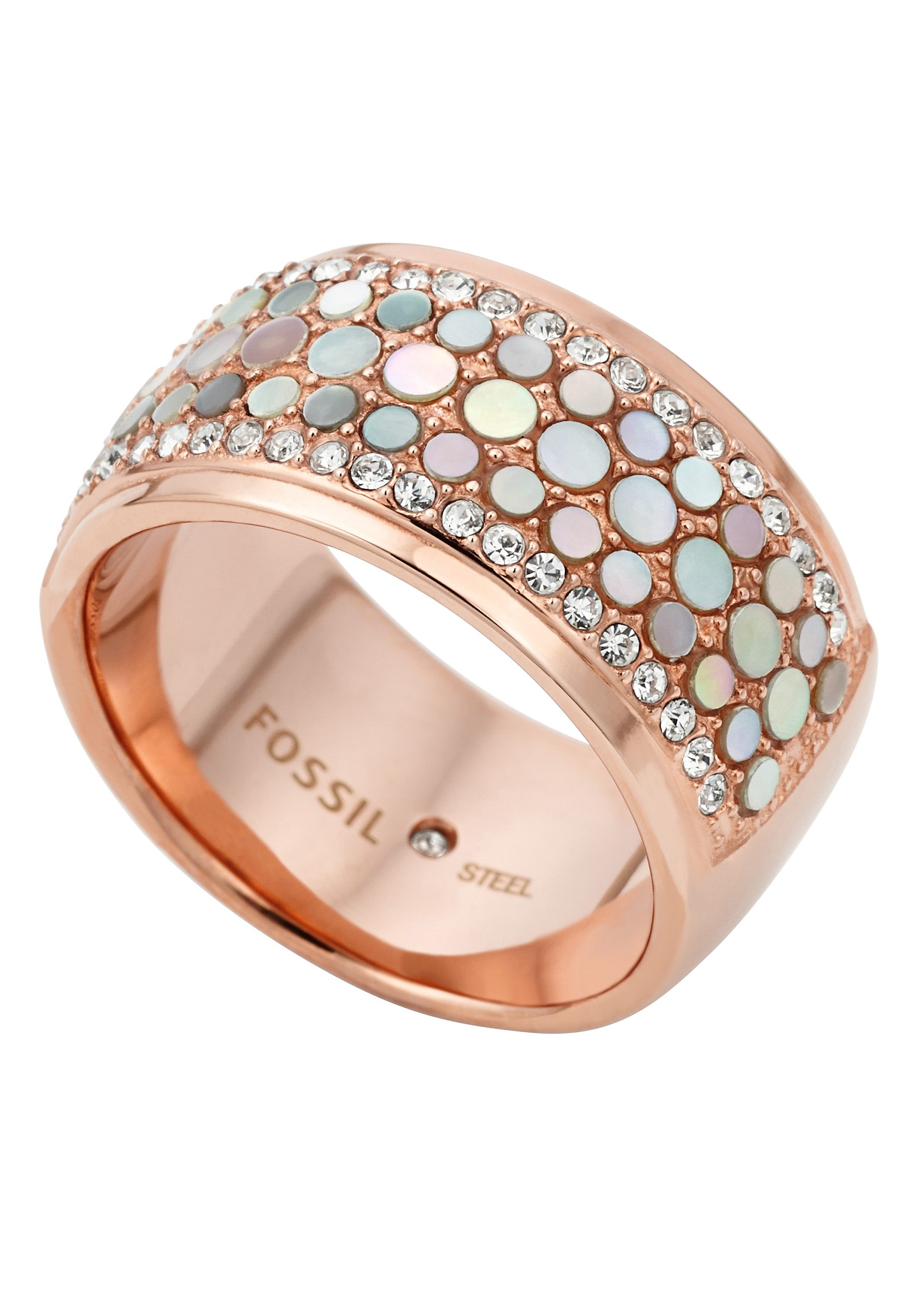 Fossil Fingerring »Mother-Of-Pearl-Ring, Vintage Glitz, JF01742791
