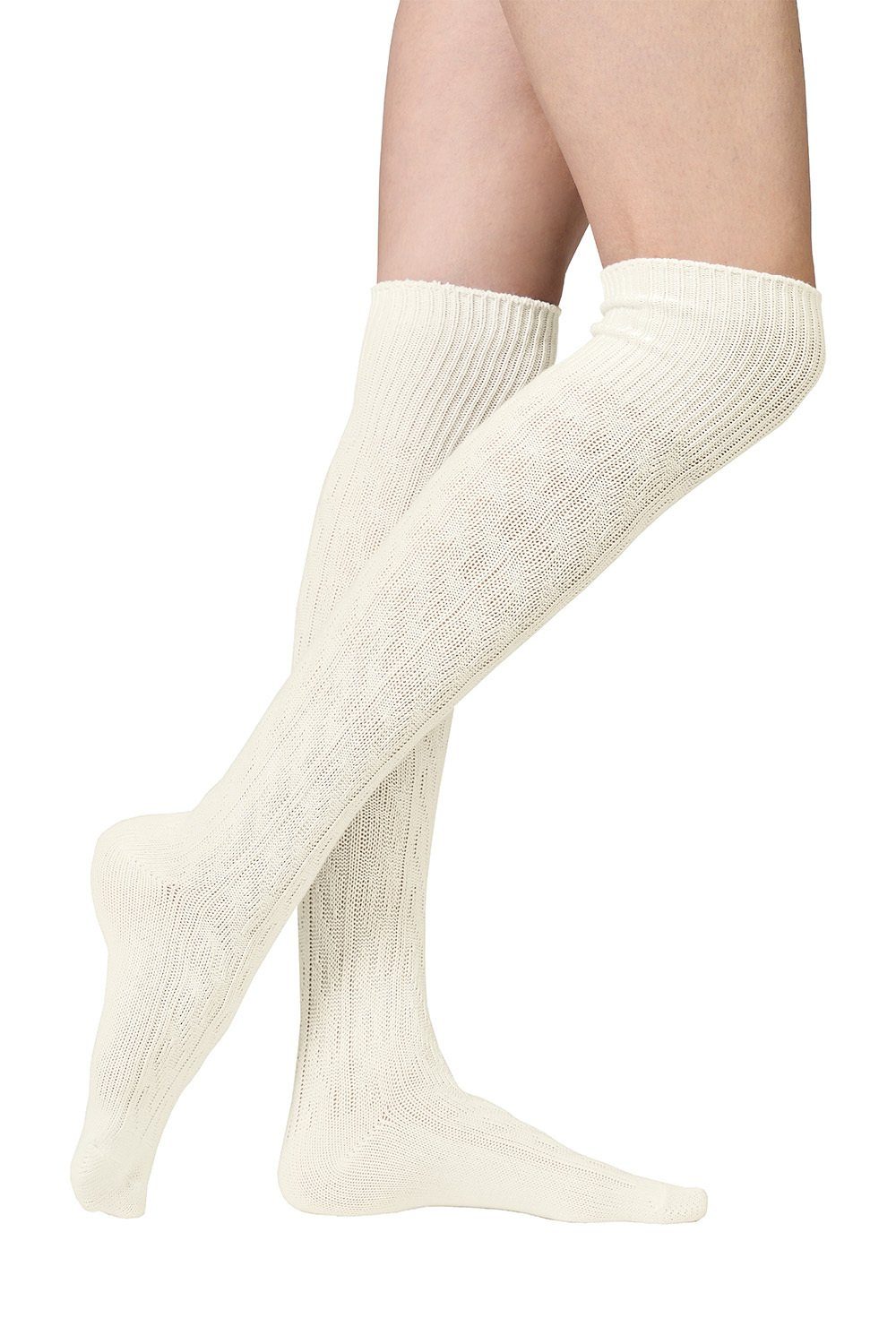 Vincent Creation® Overknees mit Zopfmuster und günstig online kaufen