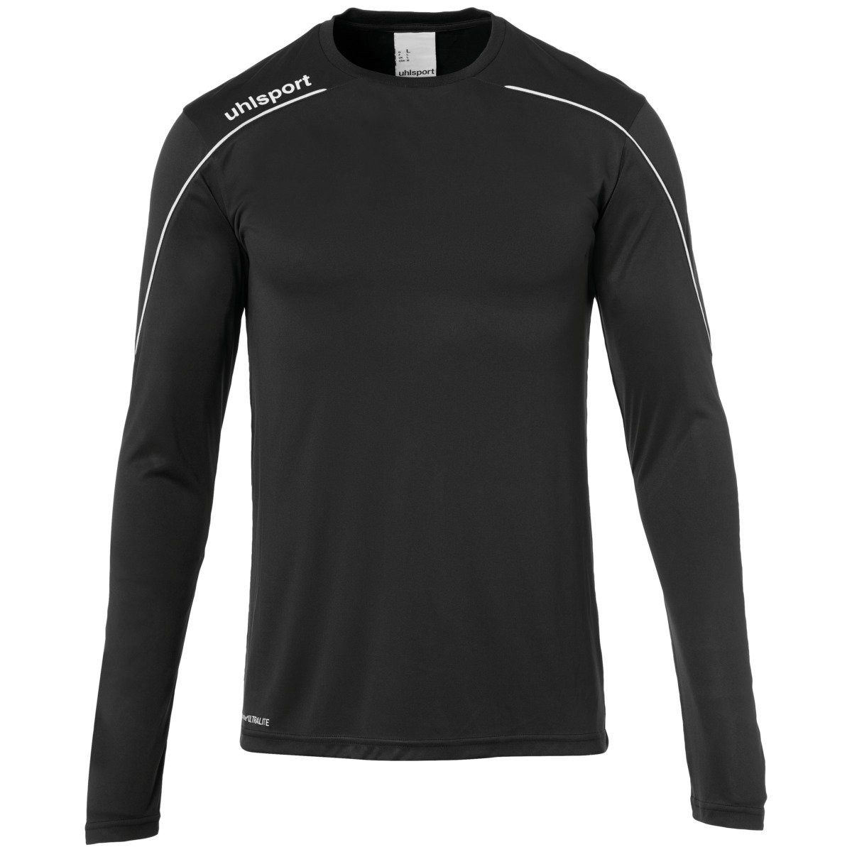 Langarmshirt Stream 22 schwarz/weiss Jungen