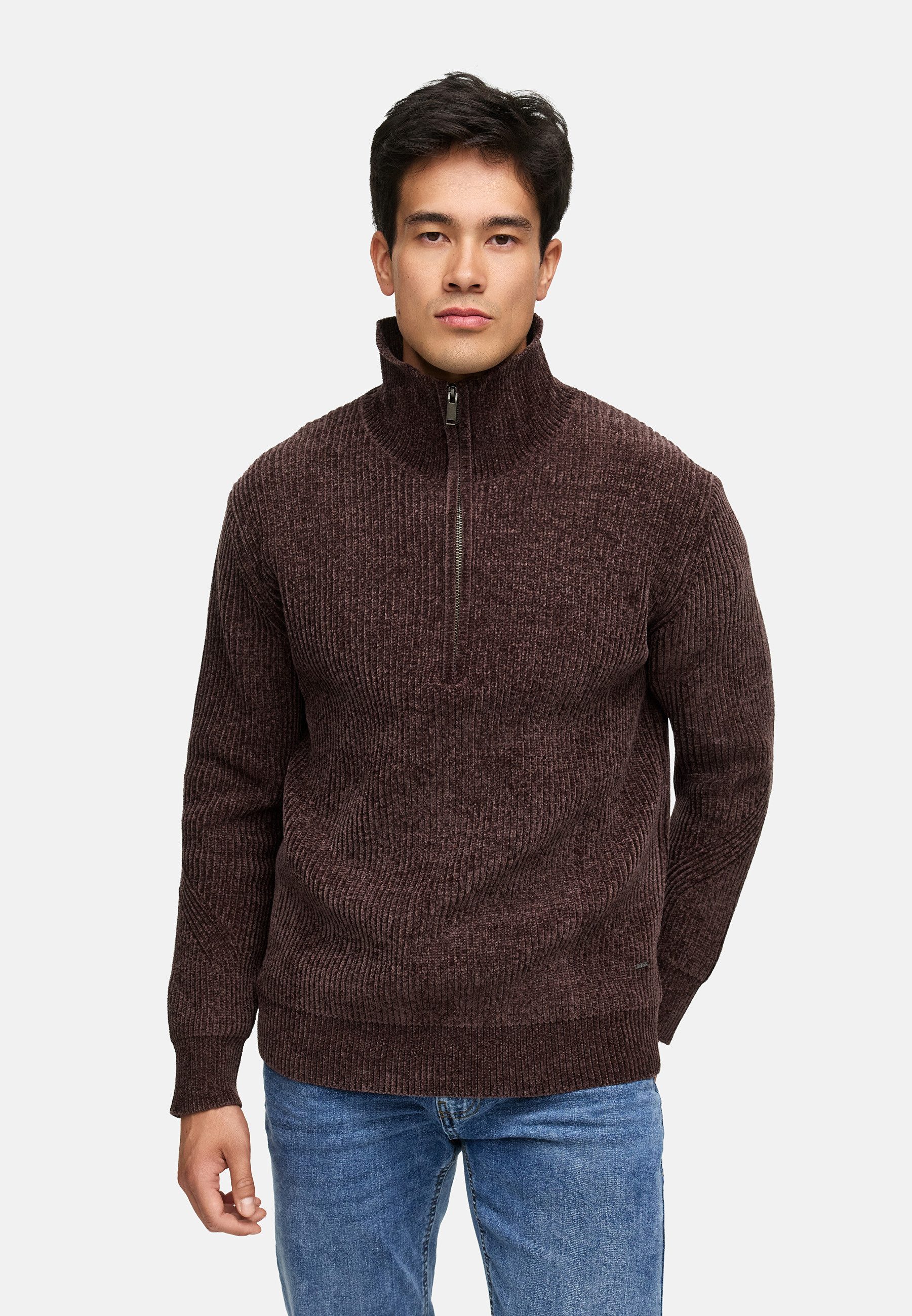 Strickpullover Herren INHunch Half Pullover Herrenpullover