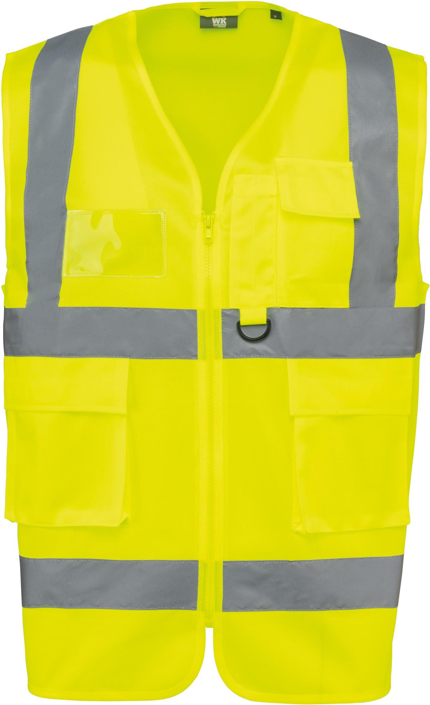 Warnweste Recycelte HI-VIS SICHERHEITSWESTE mit Reißverschluss
