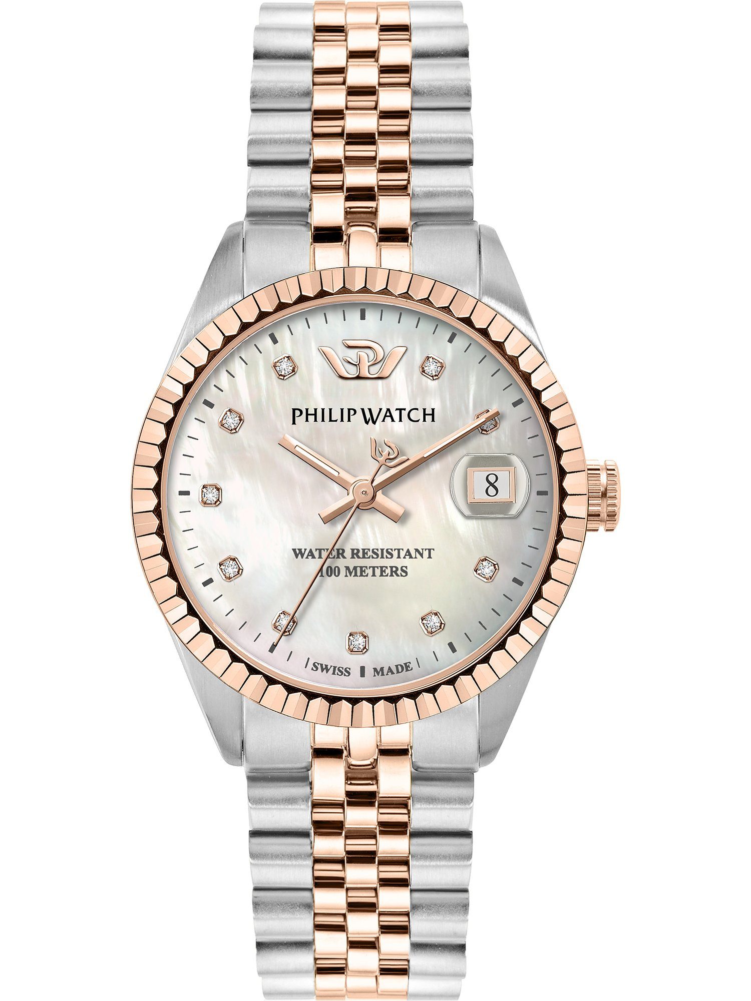 Quarzuhr Philip Watch Damen-Uhren Analog Quarz