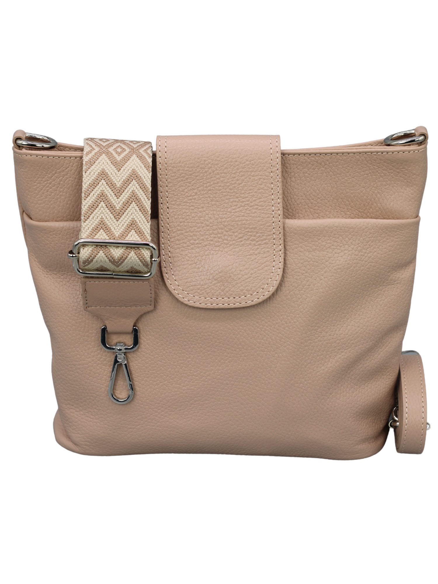 Adel Bags Schultertasche SARA Umhängetasche für Damen, Schultertasche aus Echtleder