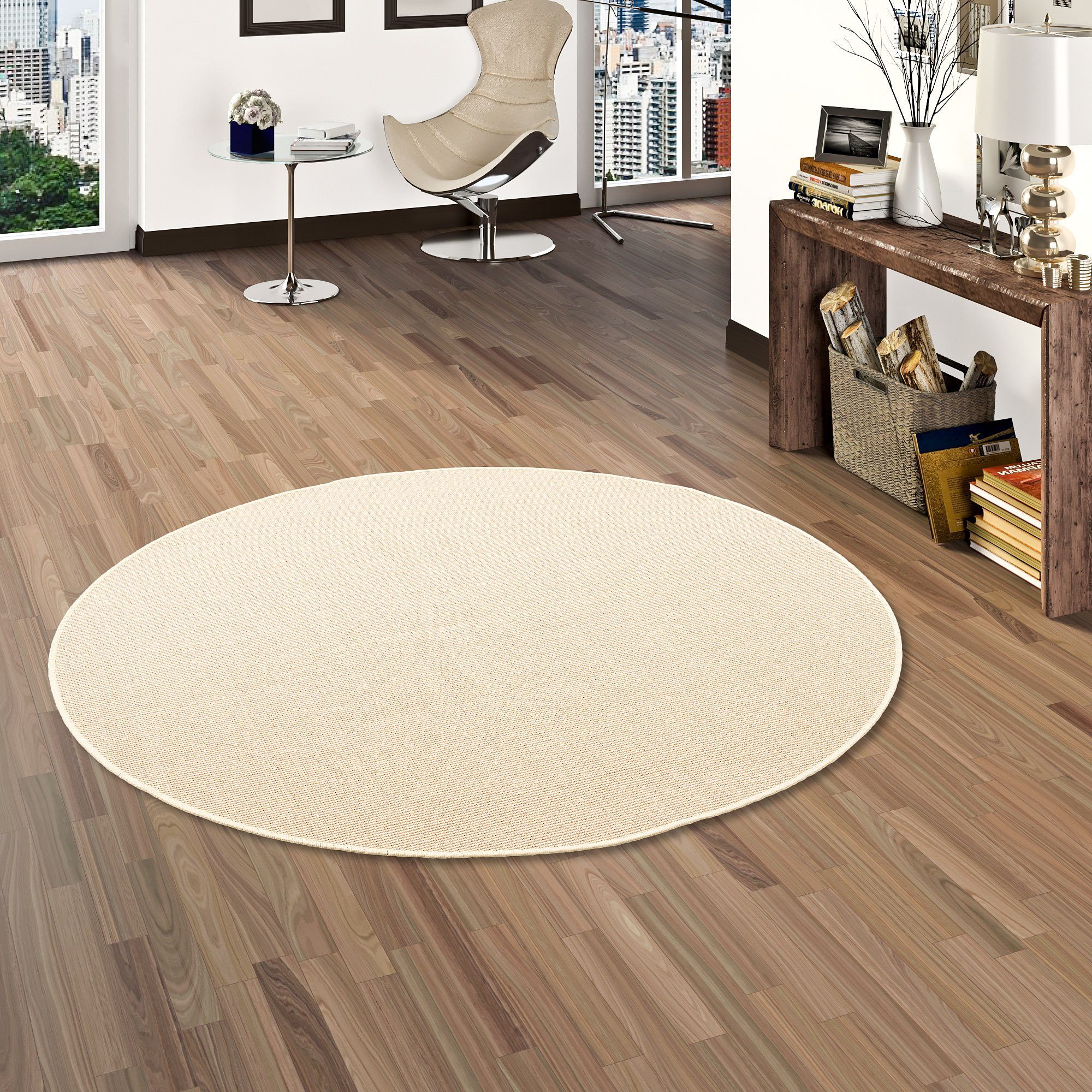 Snapstyle Sisalteppich Sisal Natur Teppich Rund, günstig online kaufen