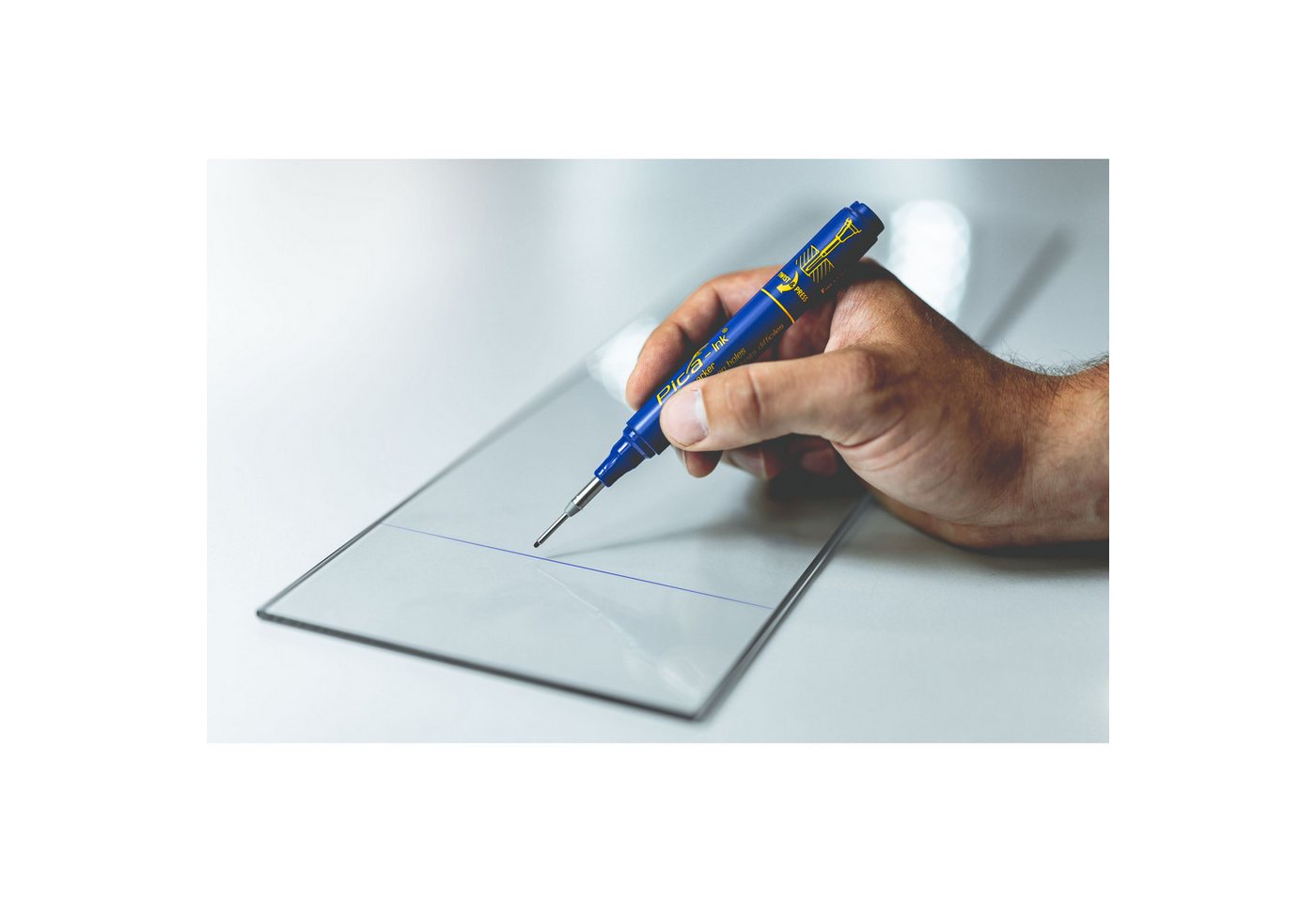 Thumbnail - Pica Marker PICA Ink Tieflochmarker 150/41/SB, blau