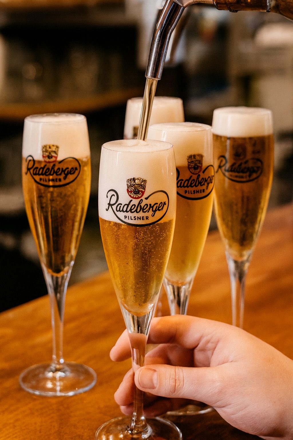Radeberger Gruppe Bierglas Radeberger Pilsner Biergläser 6er-Set – 6 x 0,2l geeicht, 6-tlg.