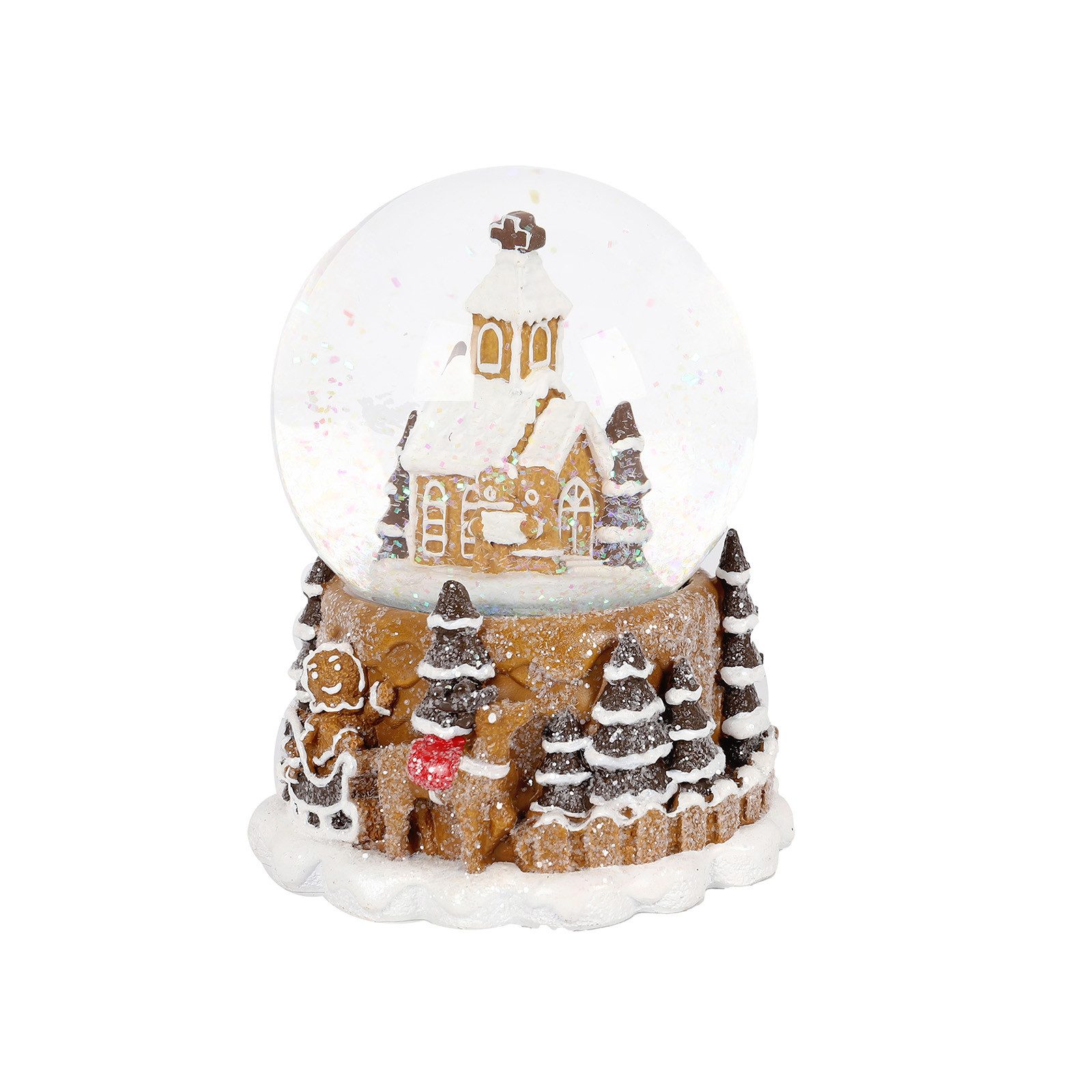HTI-Living Schneekugel Schneekugel Lebkuchenhaus (Stück, 1 St., 1 Schneekugel), Dekofigur Weihnachtsdekoration