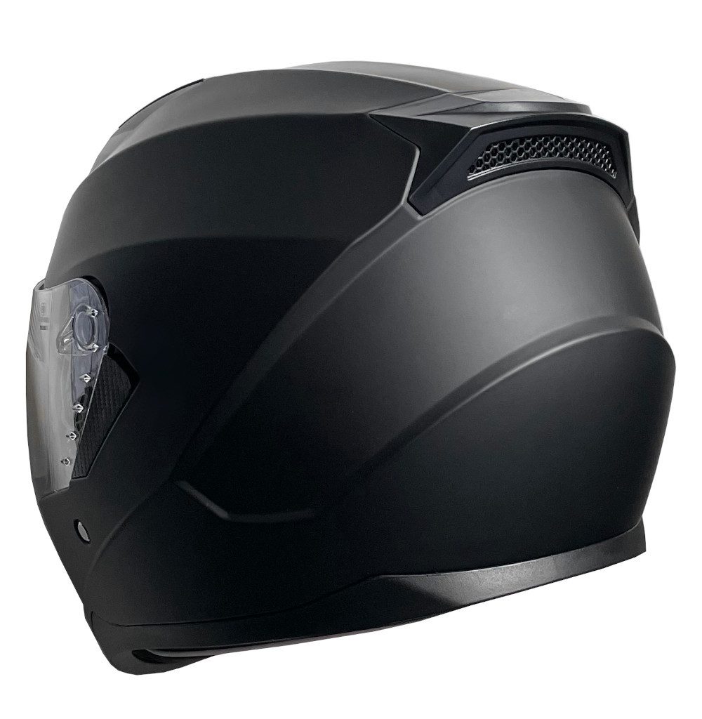 RALLOX Helmets Motorradhelm Motorradhelm Integralhelm Helm RALLOX 67 matt schwarz S M L XL