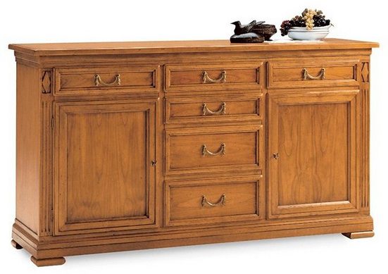 SELVA Sideboard »Villa Borghese« Modell 7370, Breite 166 cm kirschbaumfarbig antik