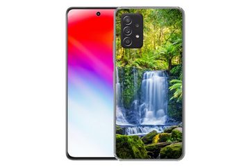 MuchoWow Handyhülle Dschungel - Wasserfall - Australien - Pflanzen - Natur, Phone Case, Handyhülle Samsung Galaxy A53, Silikon, Schutzhülle