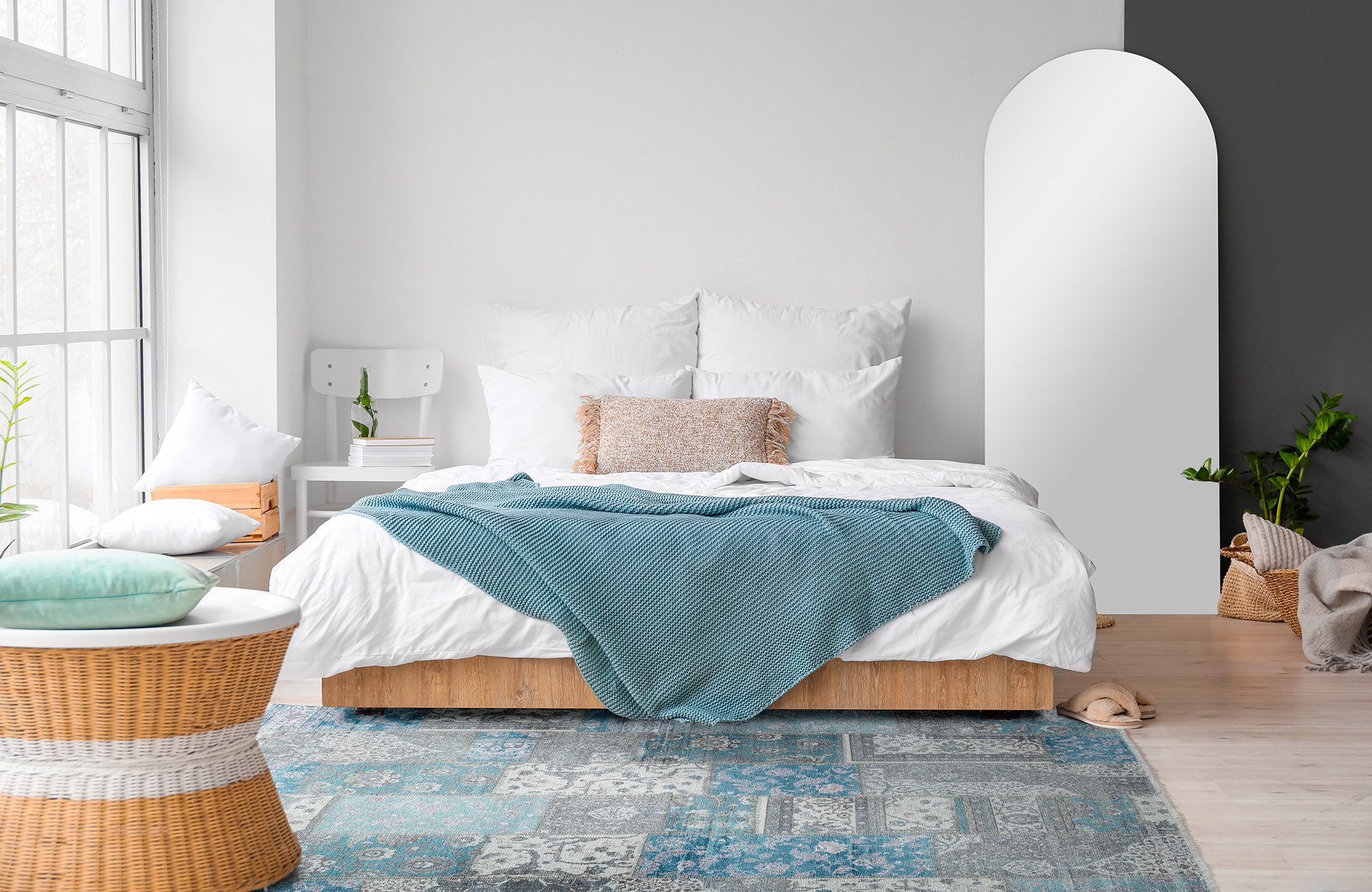 Tesso Living Designteppich MICHELE, Teppich Vintage Look, bunt, Patchwork, günstig online kaufen