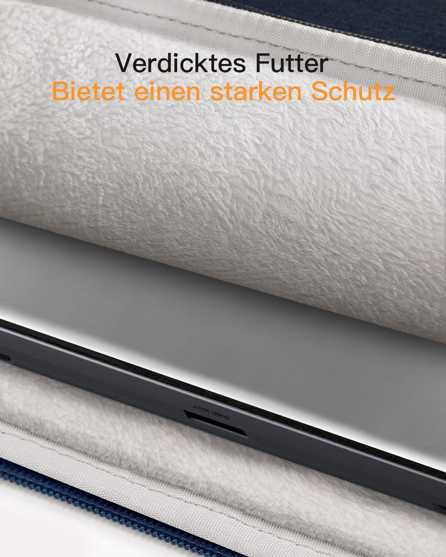Inateck Laptop-Hülle 15.6 Zoll Laptoptasche Schutzhülle, für MacBook Pro 16 Zoll M5 – Bild 5 von 5