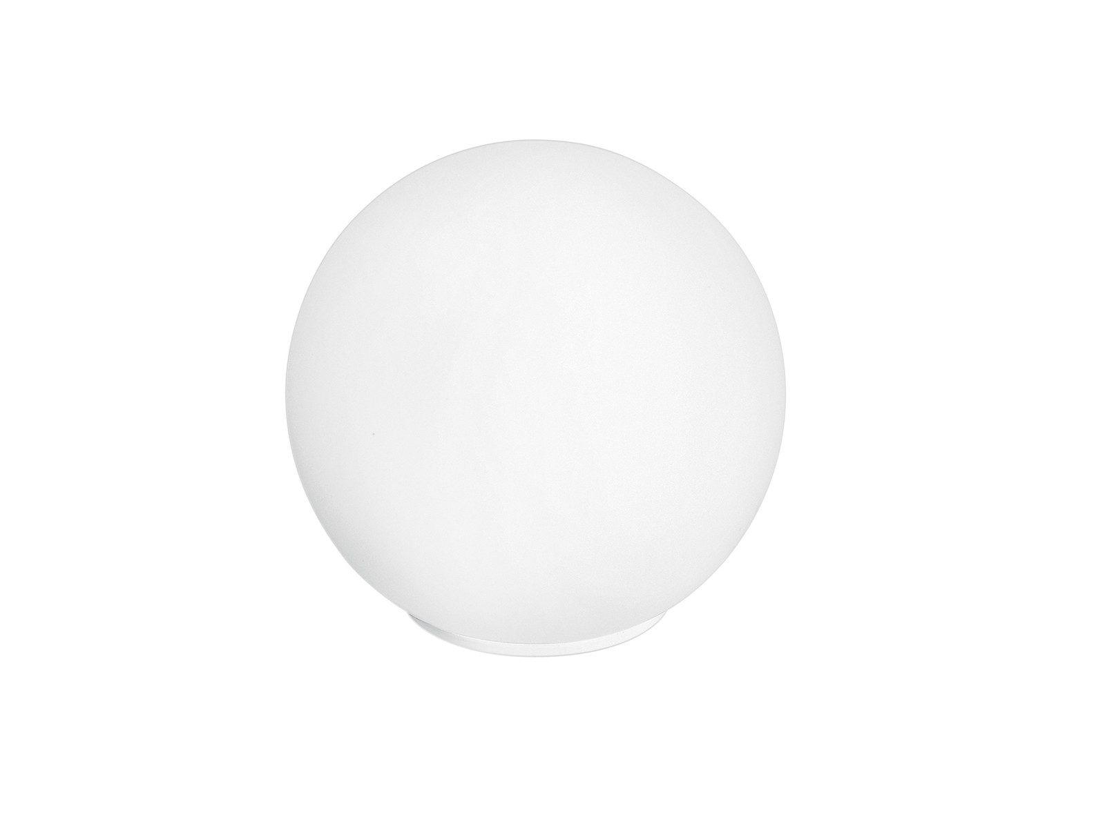 Luce Ambiente Design LED Nachttischlampe mit Glas-Kugel Lampenschirm, Ø 15cm, Dimmfunktion, LED wechselbar, Warmweiß, klein-e Kugelleuchte innen, Tischlampe inkl. E14 LED Leuchtmittel