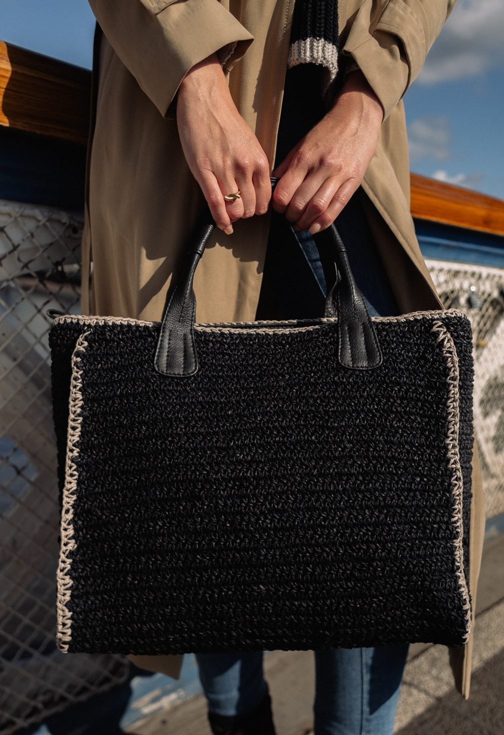 seabreeze by BULL&HUNT Basttasche seabreeze shopper aus Raffiabast