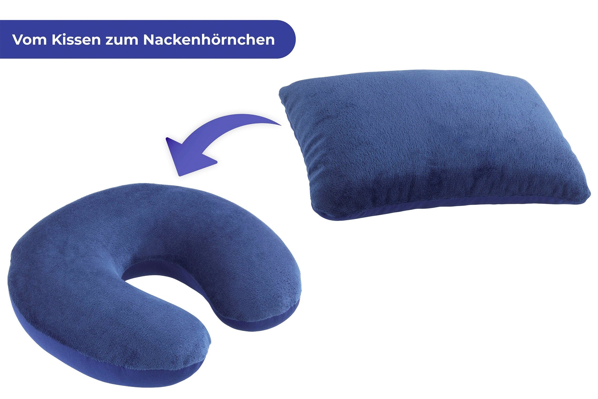 Maximex Nackenhörnchen mit Kissen, 2-in-1 günstig online kaufen