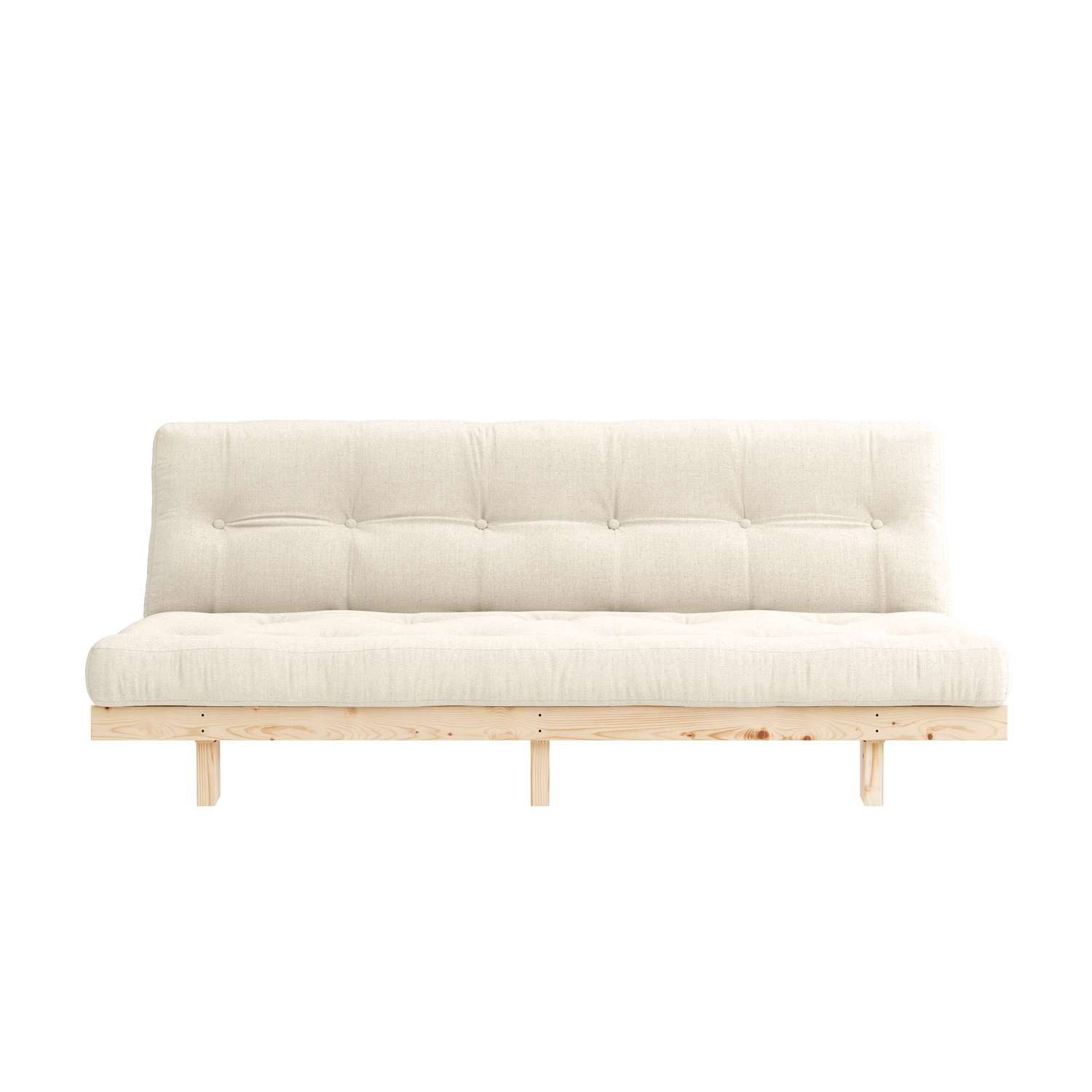 Karup Design Schlafsofa Lean 200 Schlafsofa, Gästebett, Sofa mit Futonmatratze, 2 Teile, Inkl. Futonmatratze, Liegefläche 130x200 cm, FSC® zertifizierte Kiefer