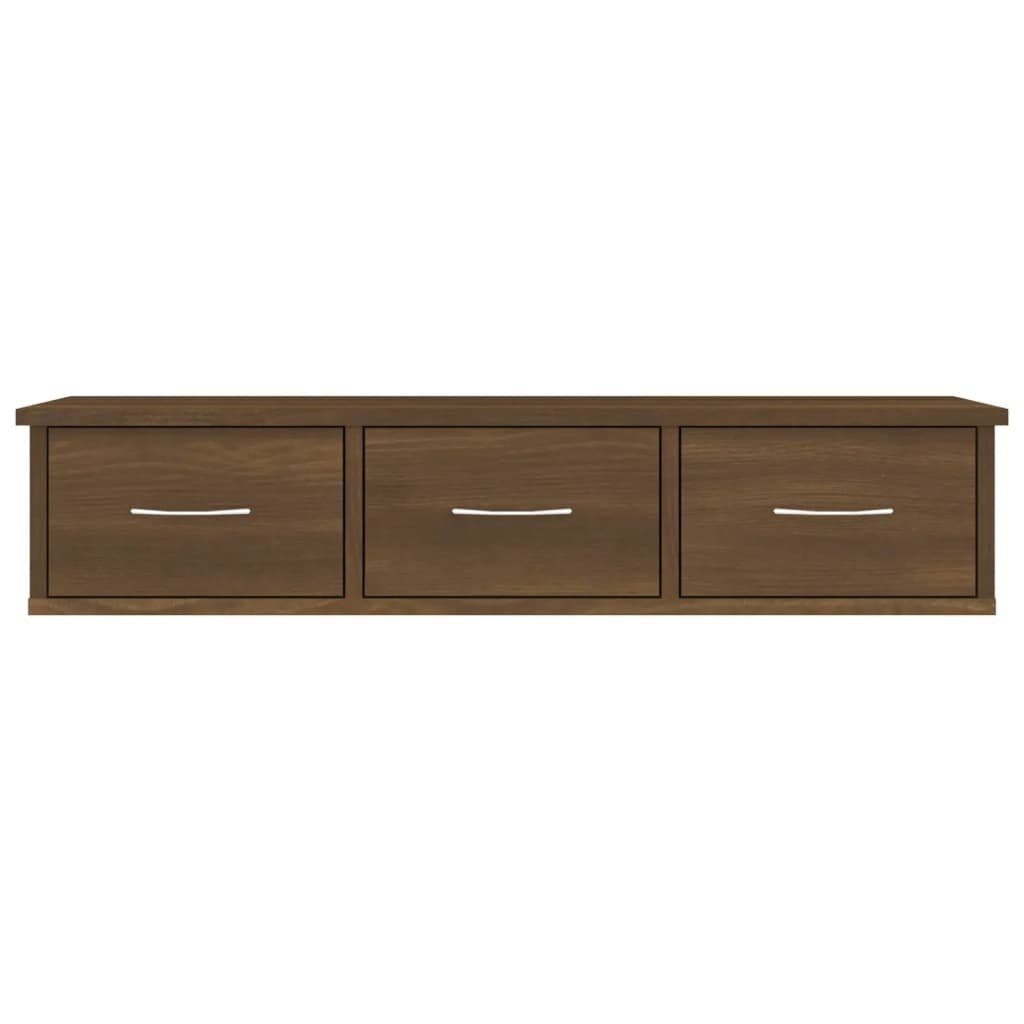 Wandschrank 88x26x18,5 cm Regal Holzwerkstoff, 1-tlg. Eiche Braune vidaXL Eichen-Optik Braun