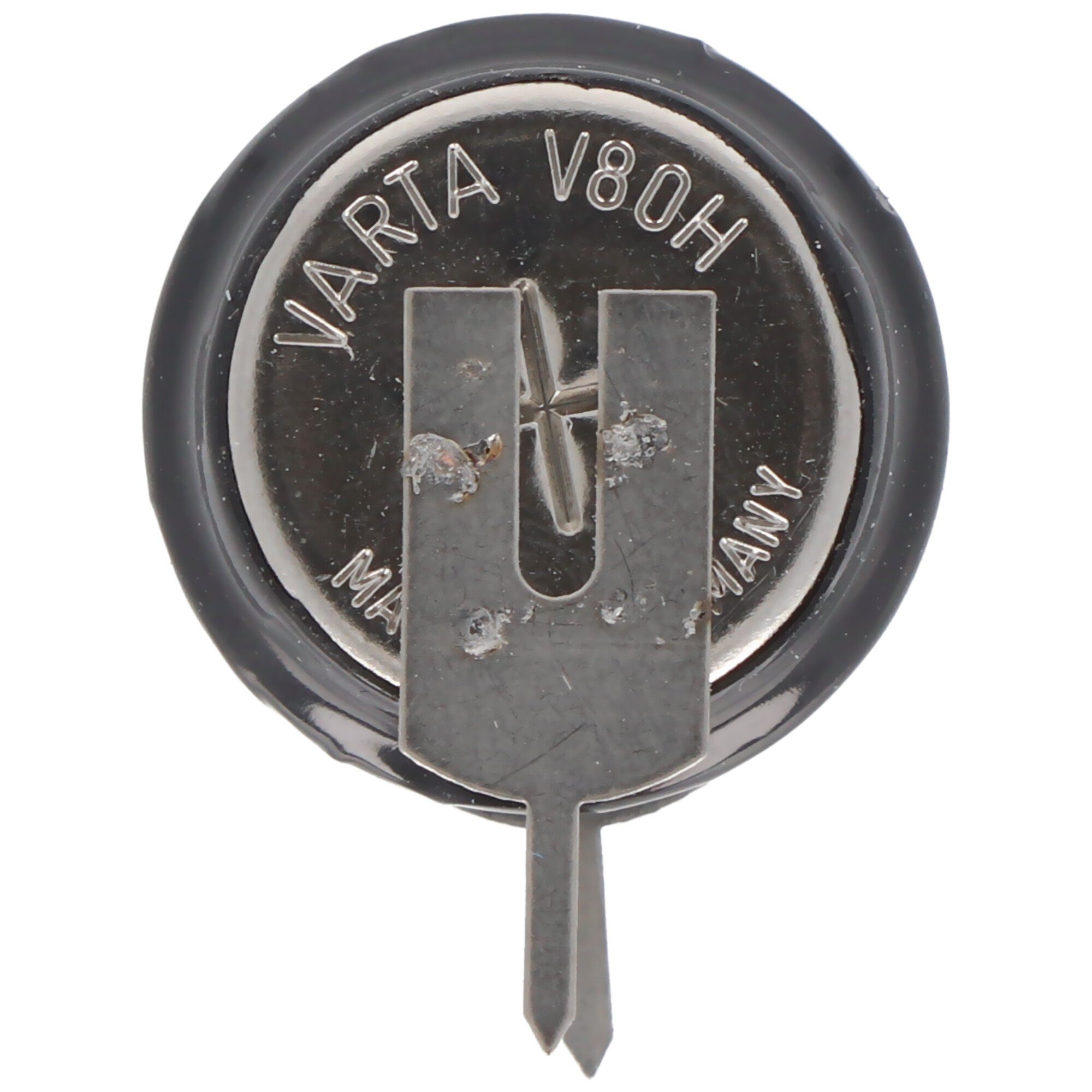 VARTA Varta V80H NiMH Akku aufladbare NiMH Knopfzelle, V80H Akku mit 1er Pr  Akku