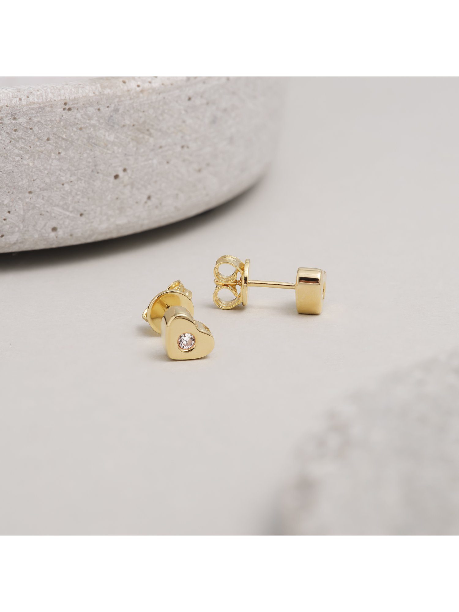 JETTE Paar Ohrstecker JETTE Damen-Ohrstecker 925er Silber 2 Zirkonia, ETERN günstig online kaufen