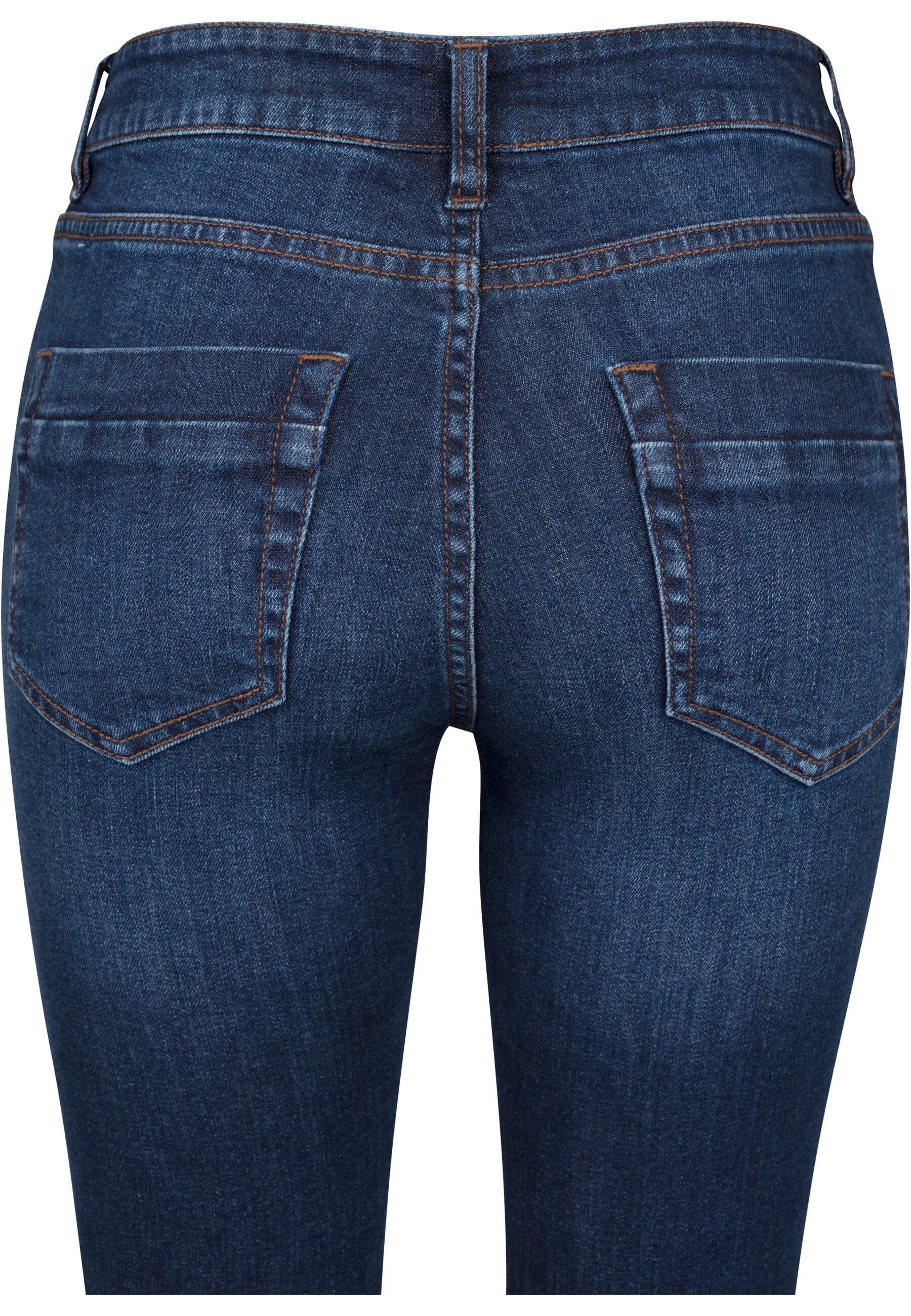 Jeans darkblue Skinny Denim Ladies Pants Damen (1-tlg) CLASSICS Skinny TB1739 Bequeme URBAN