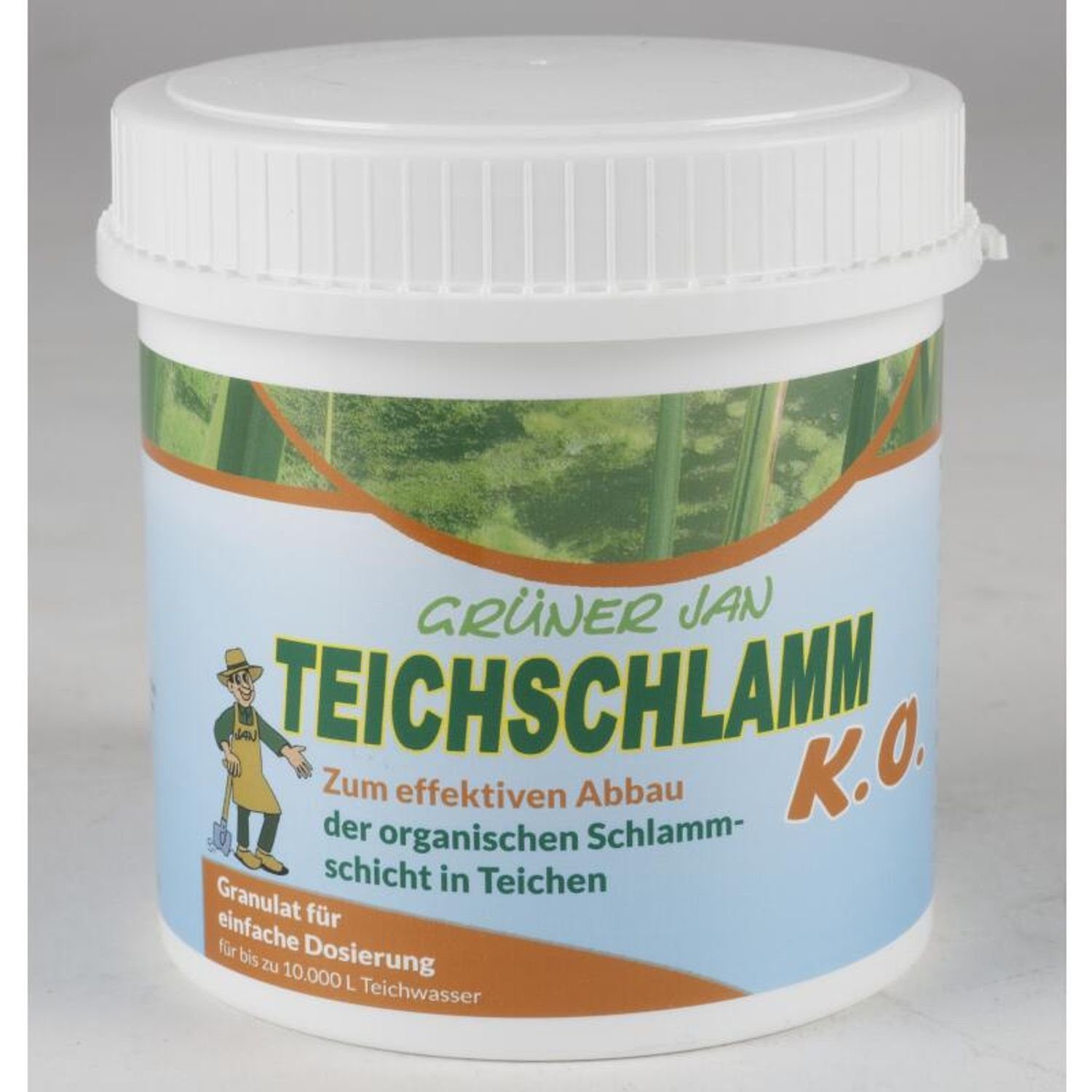 Teichschlamm Entferner Reiniger 500 g Pflege Granulat Garten Algen Grünbelagentferner