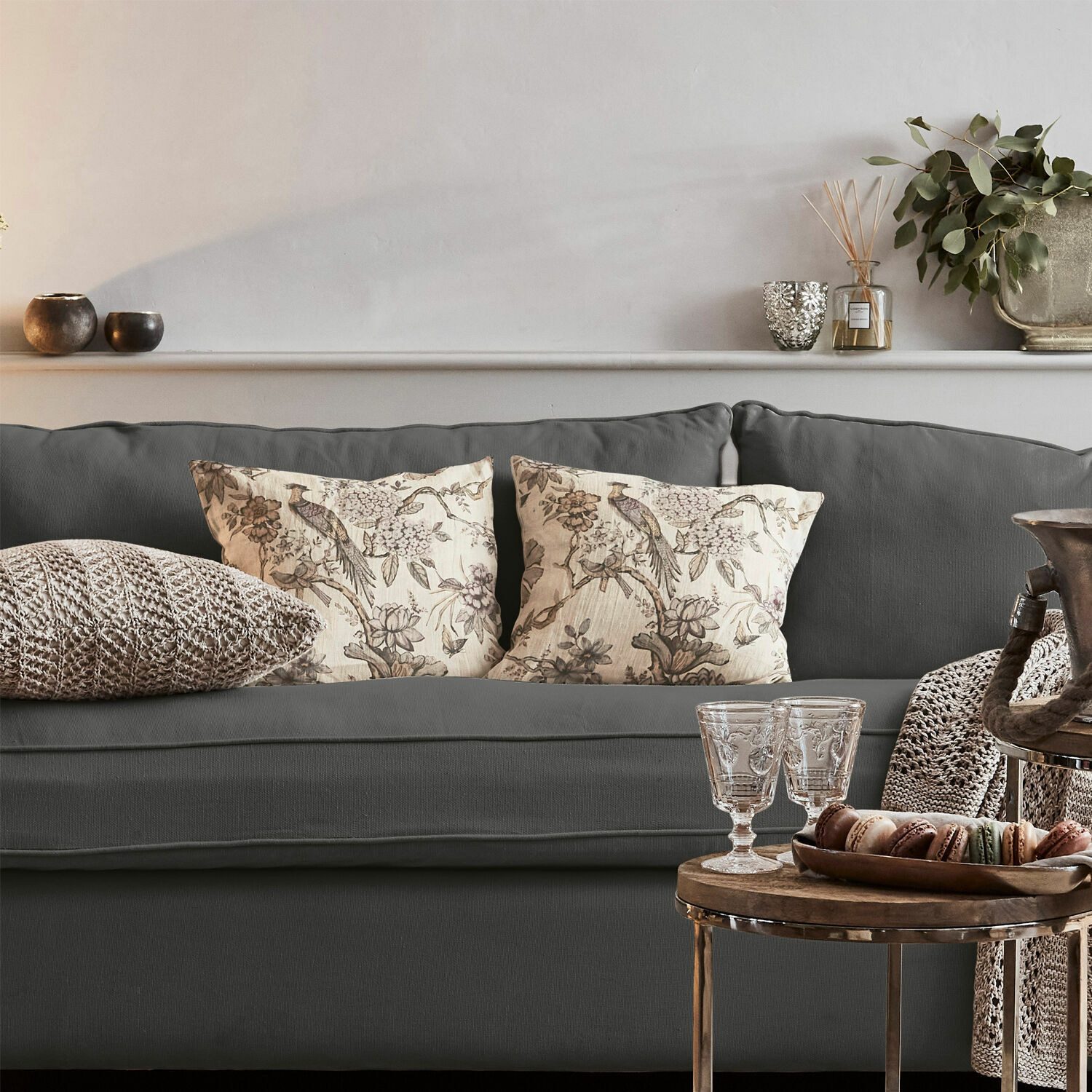 Mirabeau Kissenhülle Kissenhülle 2er Set Lorry beige, none – Bild 4 von 4