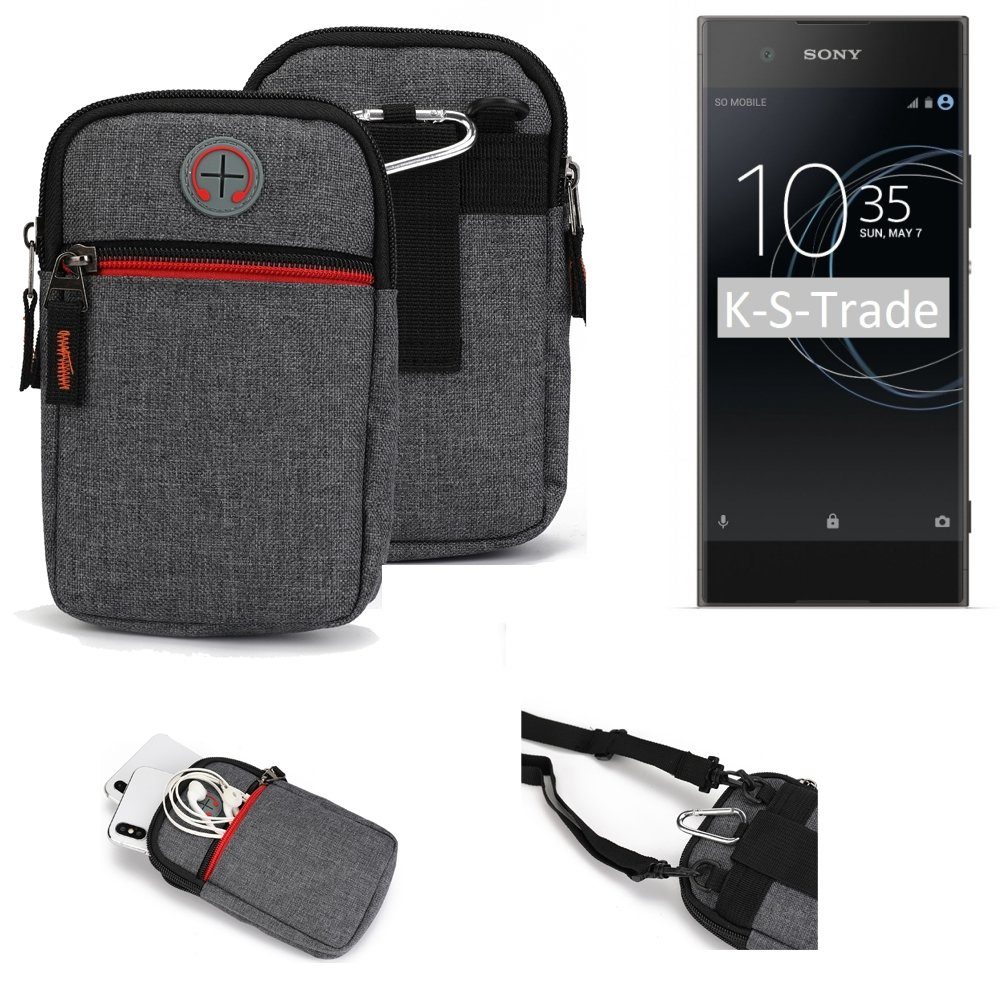 K-S-Trade Handyhülle, Holster Gürtel Tasche kompatibel mit Sony Xperia XA1  Handy Tasche Schutz Hülle grau Zusatzfächer 1x online kaufen | OTTO