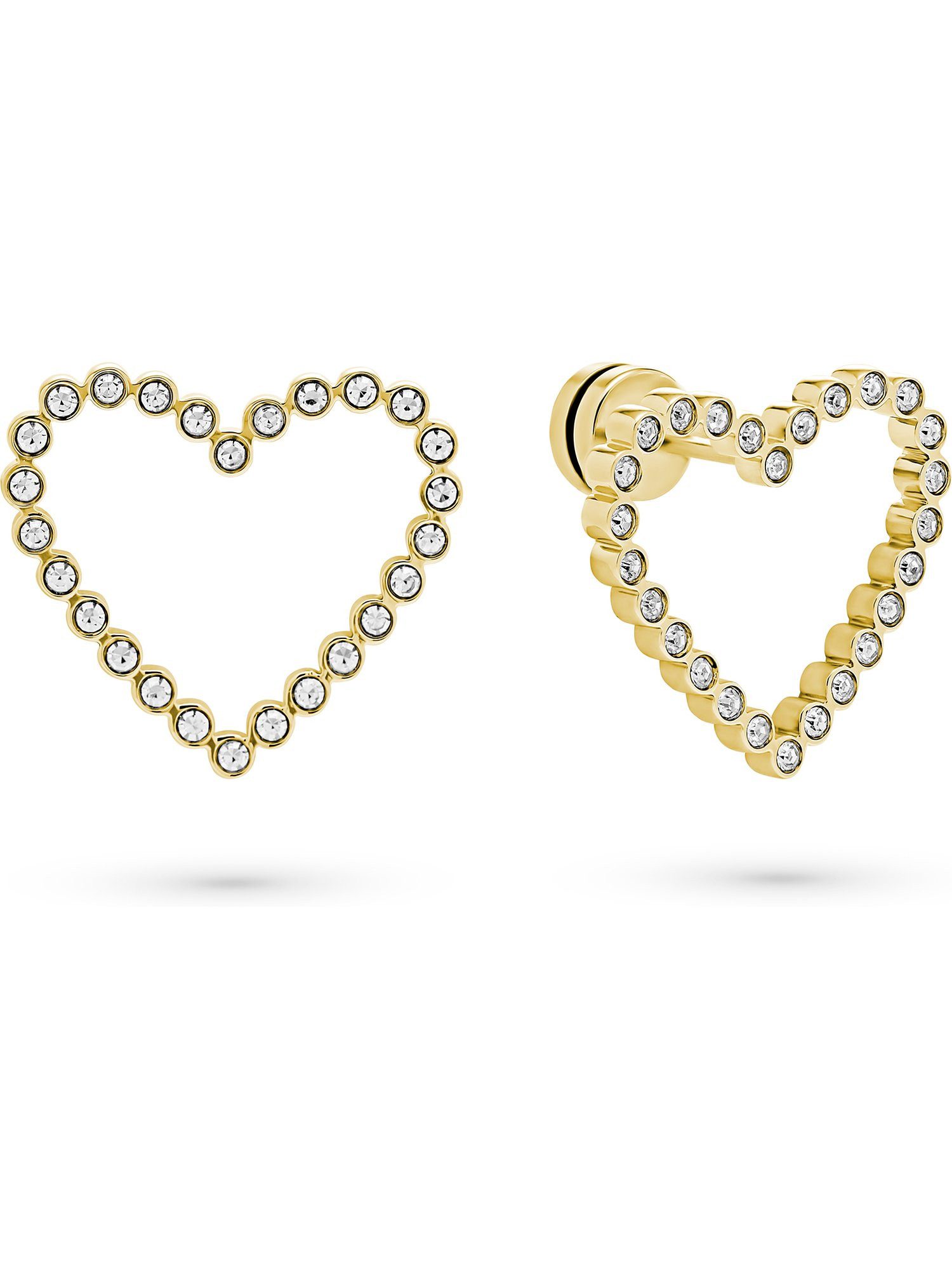 Paar Ohrstecker GMK Collection Damen-Ohrstecker Edelstahl Kristall