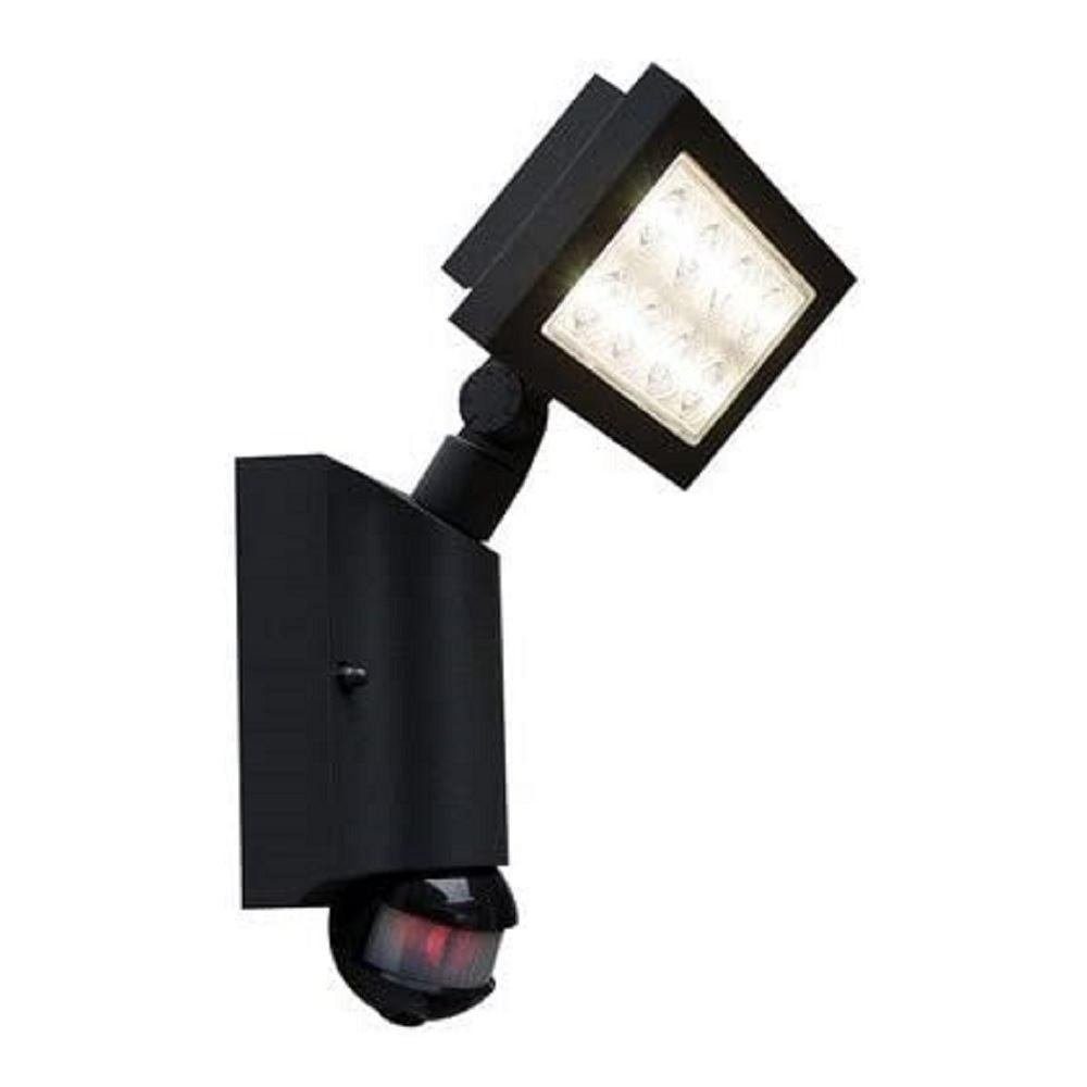 ECO-LIGHT LED Außen-Wandleuchte 6101-S-PIR-GR Alu LED Strahler "Nevada" IP54 PIR