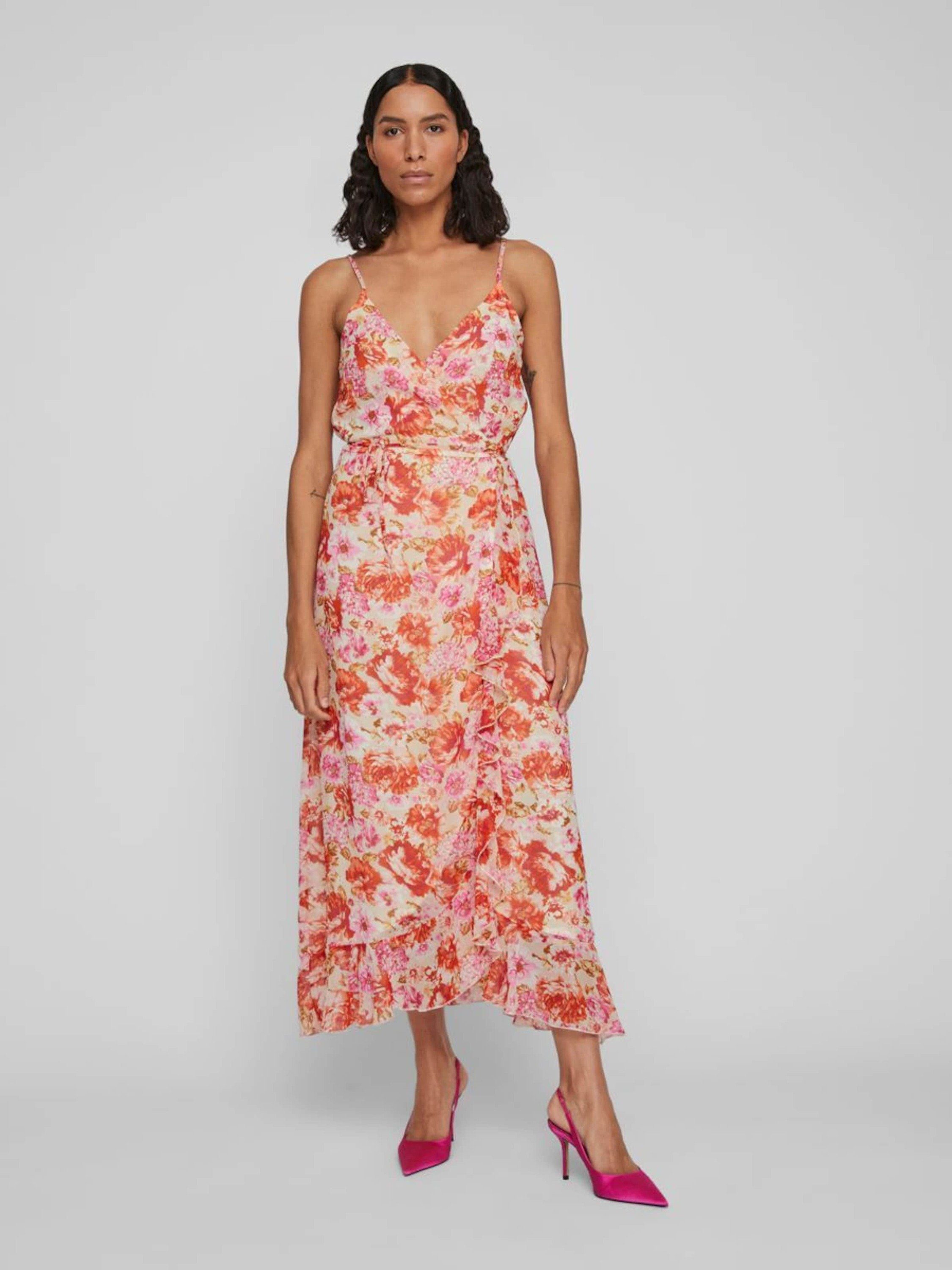 Vila Sommerkleid GILLA (1-tlg) Wickel-Design