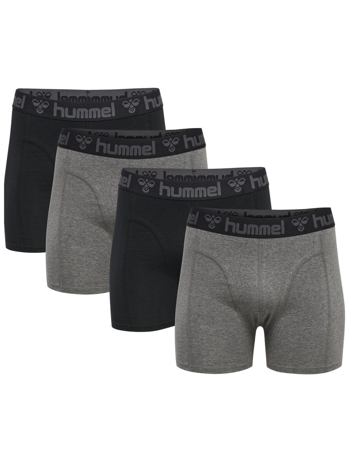 hummel Боксерские мужские трусы, боксерки Боксерские мужские трусы, боксерки 4er-Pack elastischer Bund Jersey-Stoff (4-St) hmlMARSTON 4-PACK BOXERS