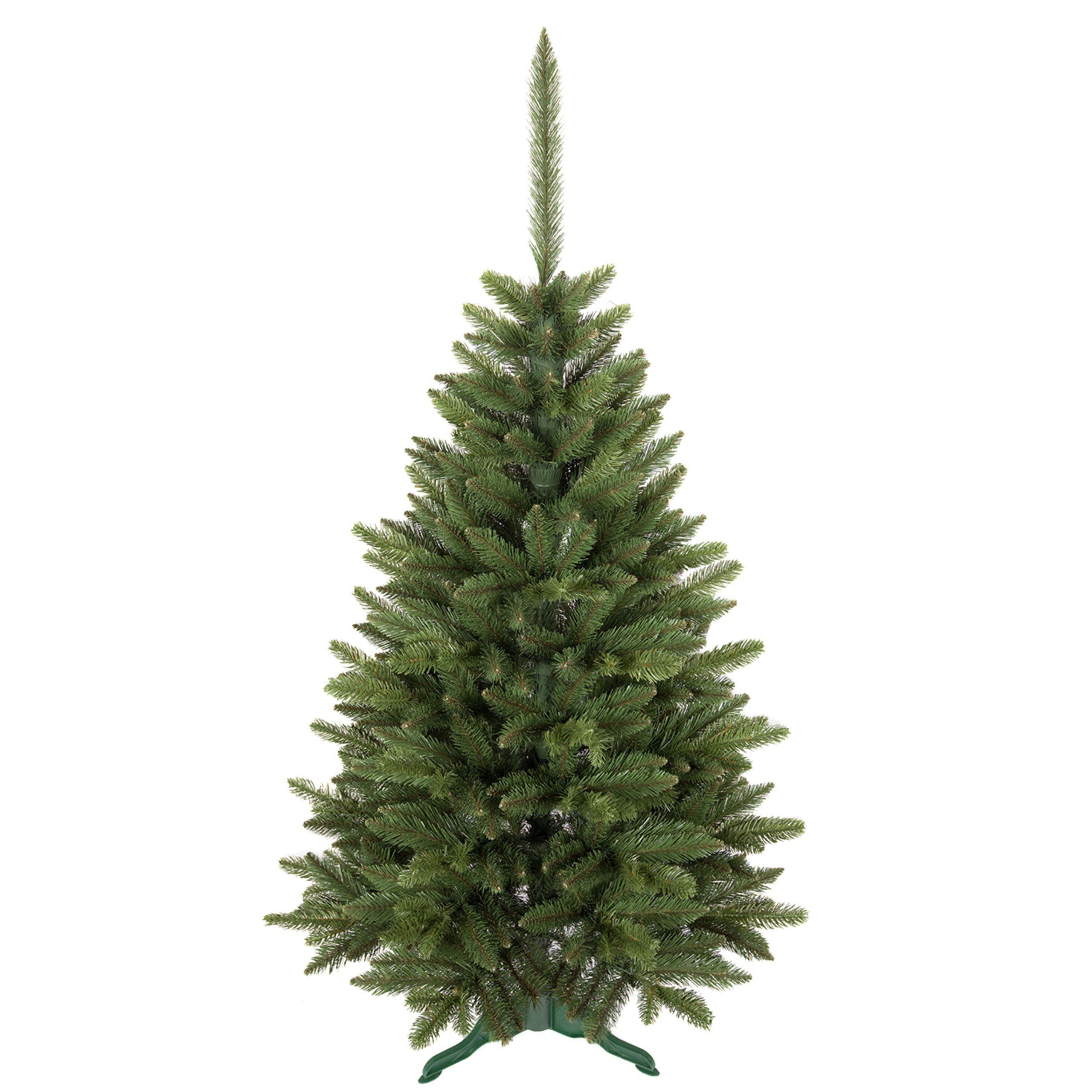 Künstlicher Weihnachtsbaum Bergamo-Fichte Künstlicher Weihnachtsbaum 150cm PVC Sarcia.eu