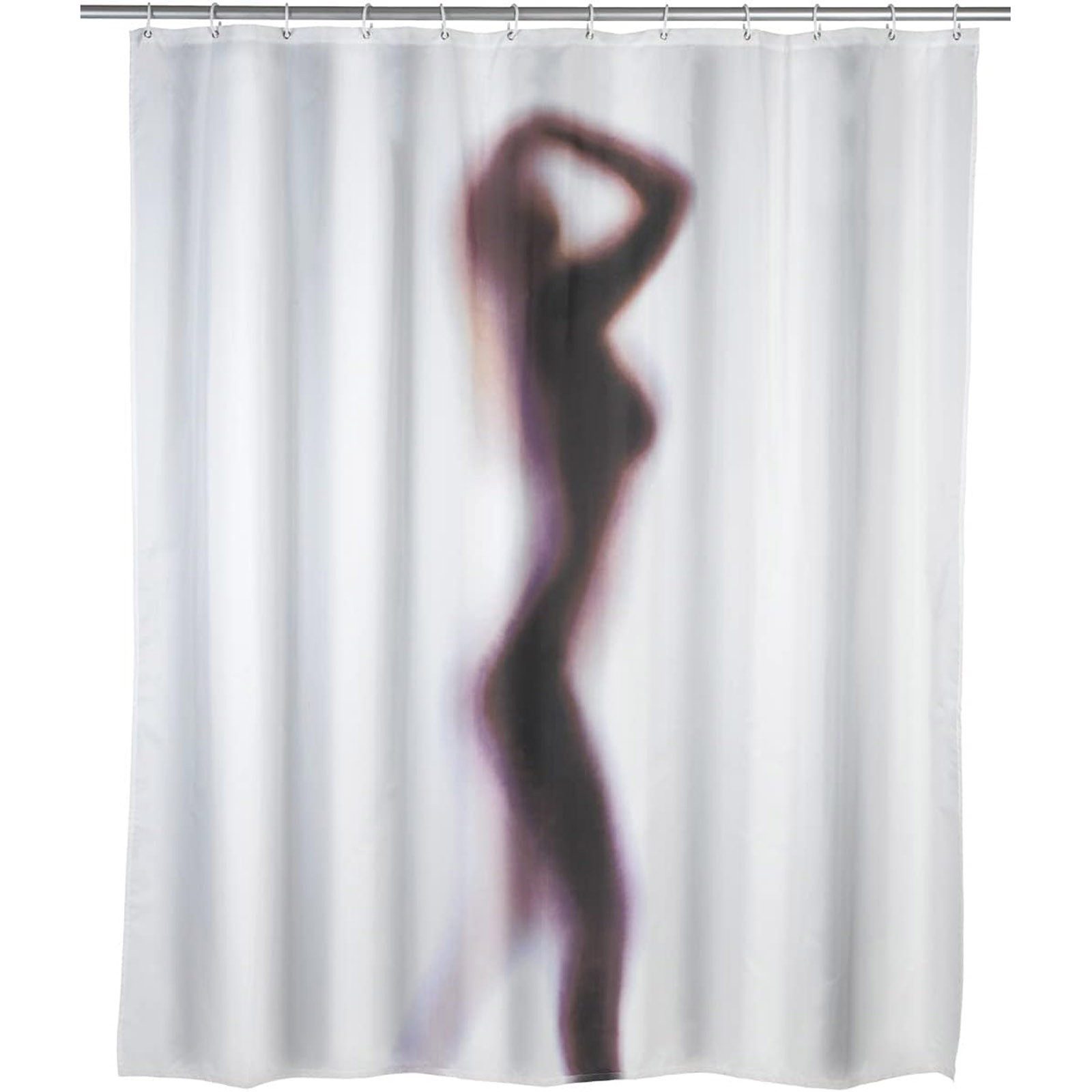 WENKO Duschvorhang Wannenvorhang Badewannenvorhang Silhouette Breite 180 cm günstig online kaufen