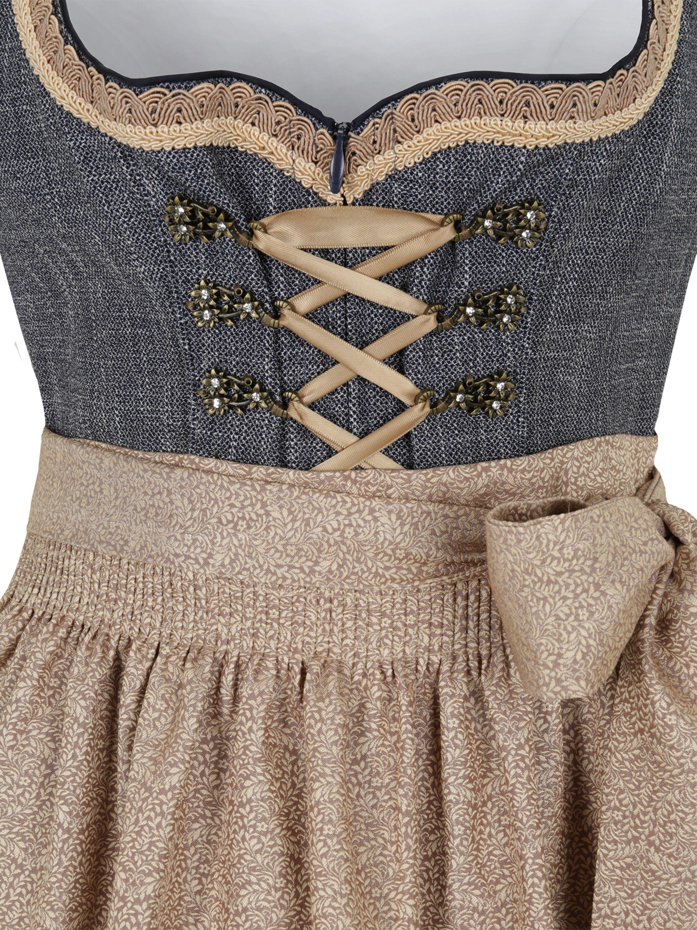Krüger Madl Dirndl (1-tlg) Drapiert/gerafft